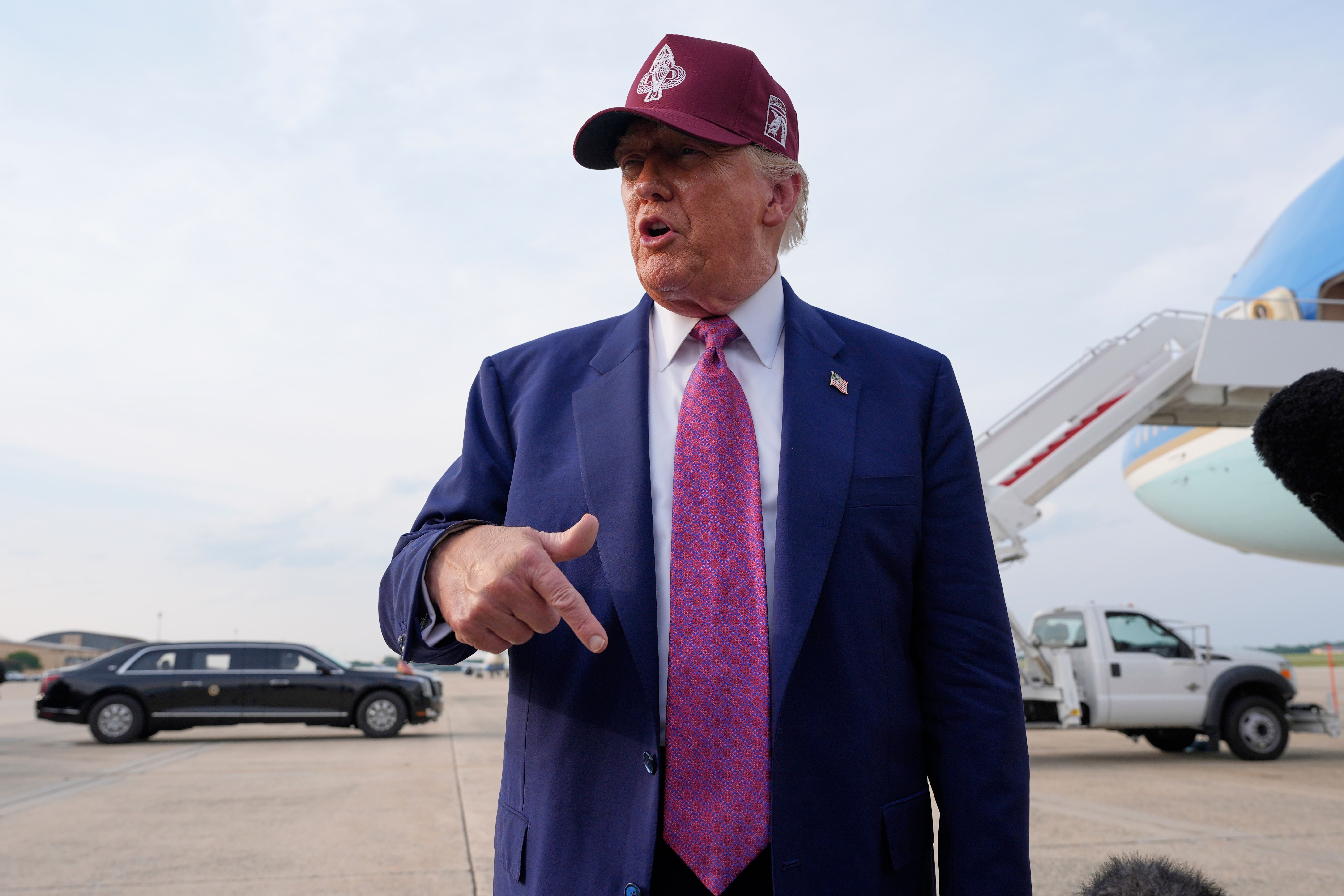 The US government led by President Donald Trump has been warned against attempting to curb football fans’ right to free speech during next year’s World Cup (Alex Brandon/AP)