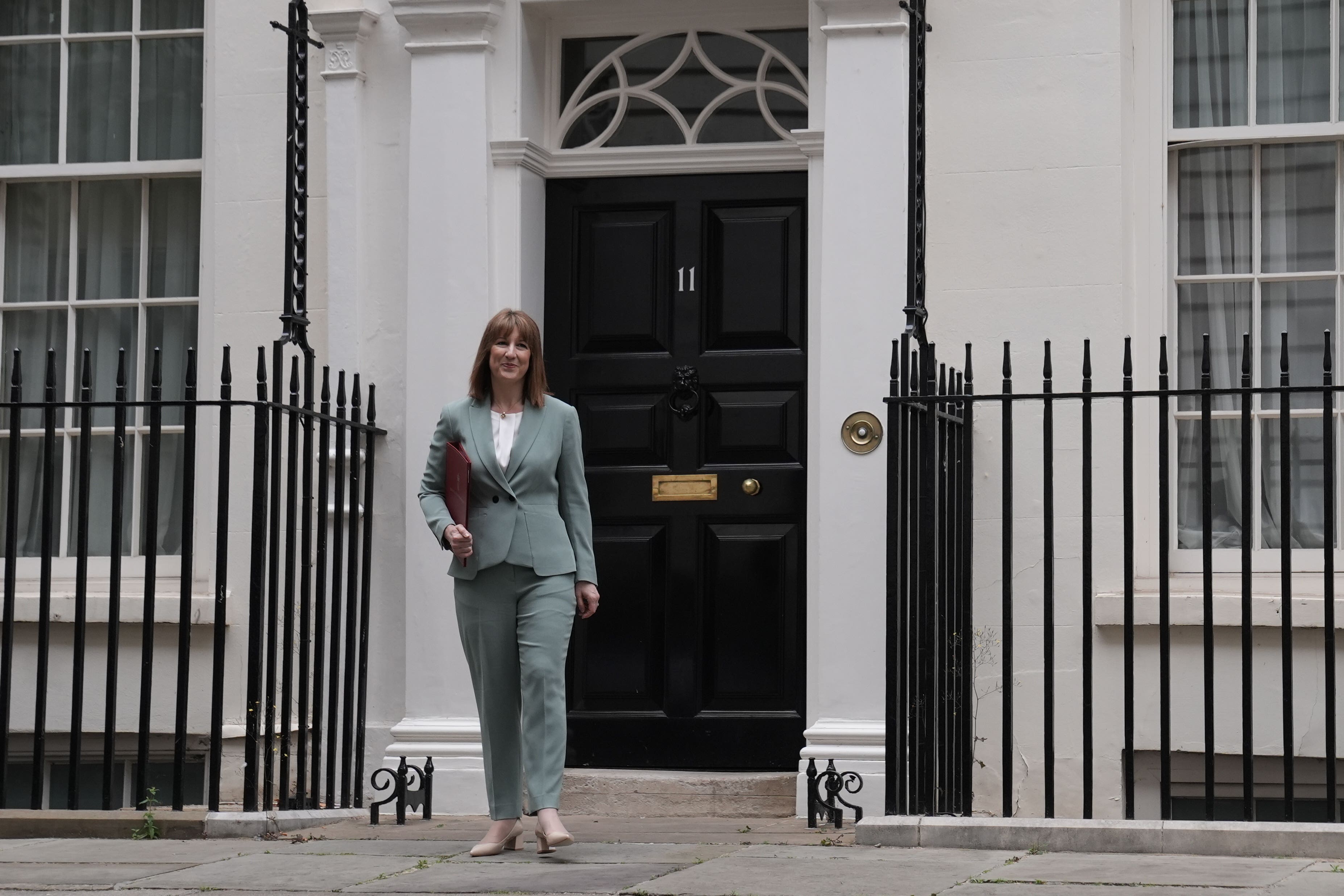 Chancellor of the Exchequer Rachel Reeves leaves 11 Downing Street (Stefan Rousseau/PA)