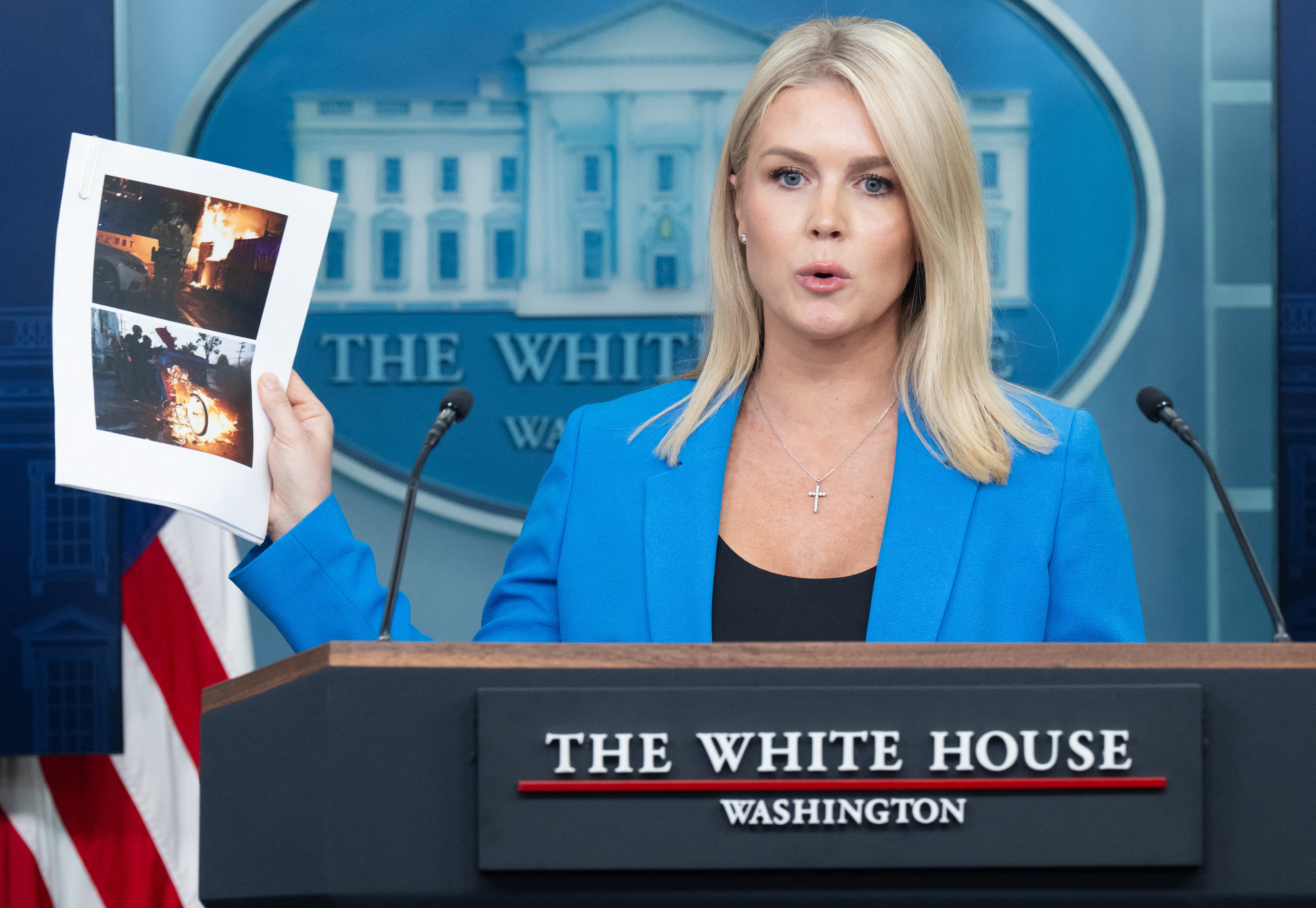 Karoline Leavitt denies LA crackdown used as distraction from Trump-Musk feud