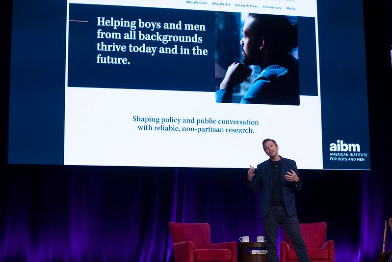 Many people find the work that Richard Reeves does confronting. He insists that people need to fight against their knee-jerk reactions and engage with the issues affecting boys and men in good faith