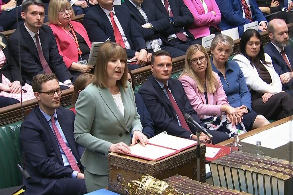 Chancellor of the Exchequer Rachel Reeves delivering her Government’s spending review to MPs in the Commons (House of Commons/UK Parliament/PA)