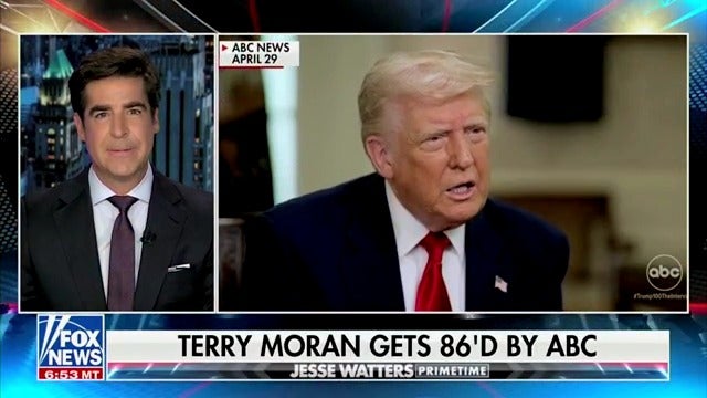 Fox News host Jesse Watters says that ABC News ‘86'd’ correspondent Terry Moran less than a month after calling for James Comey to be prosecuted for his "8647" post.