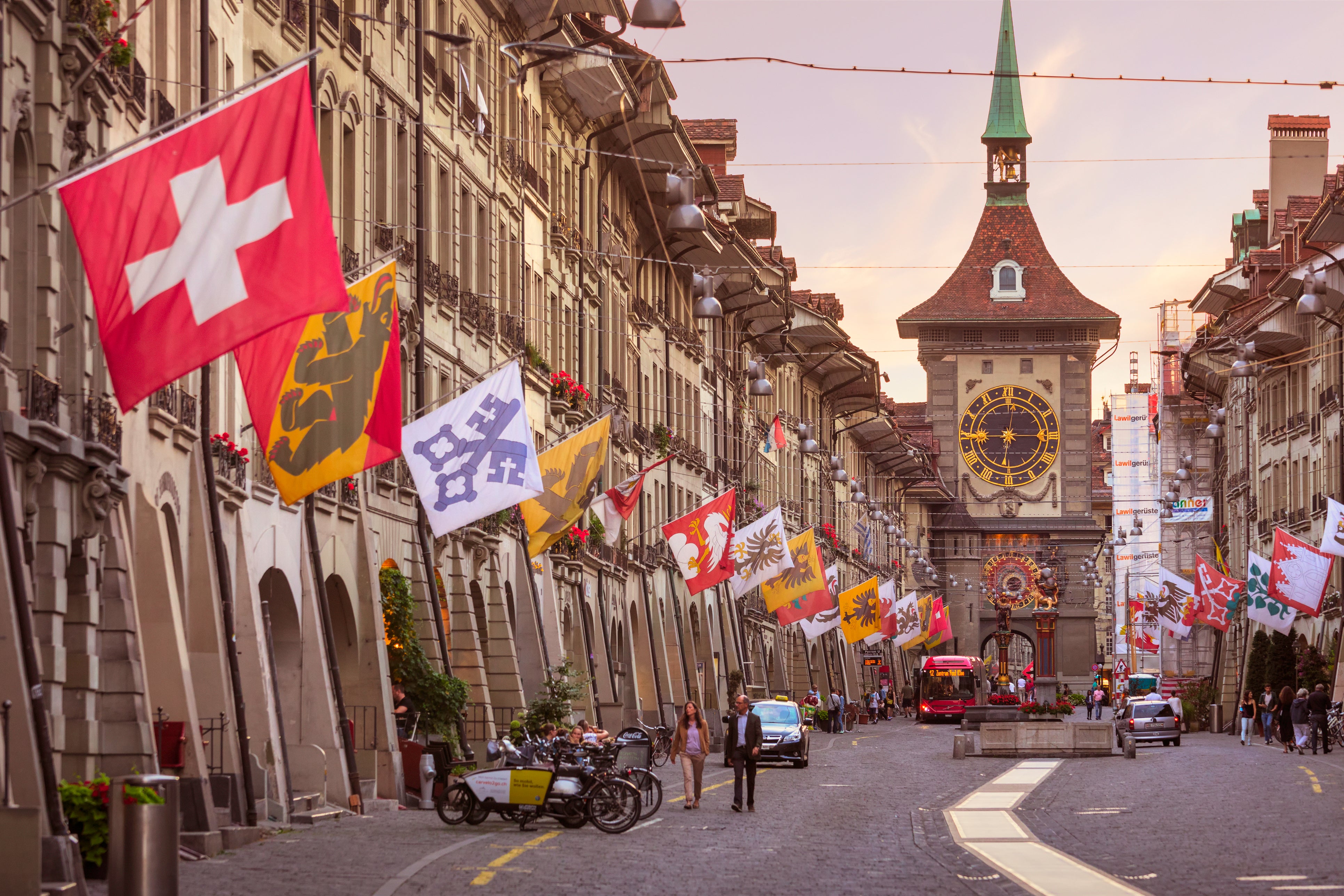 Zytglogge medieval astronomical clock tower in Bern is one of the country’s most famous attractions