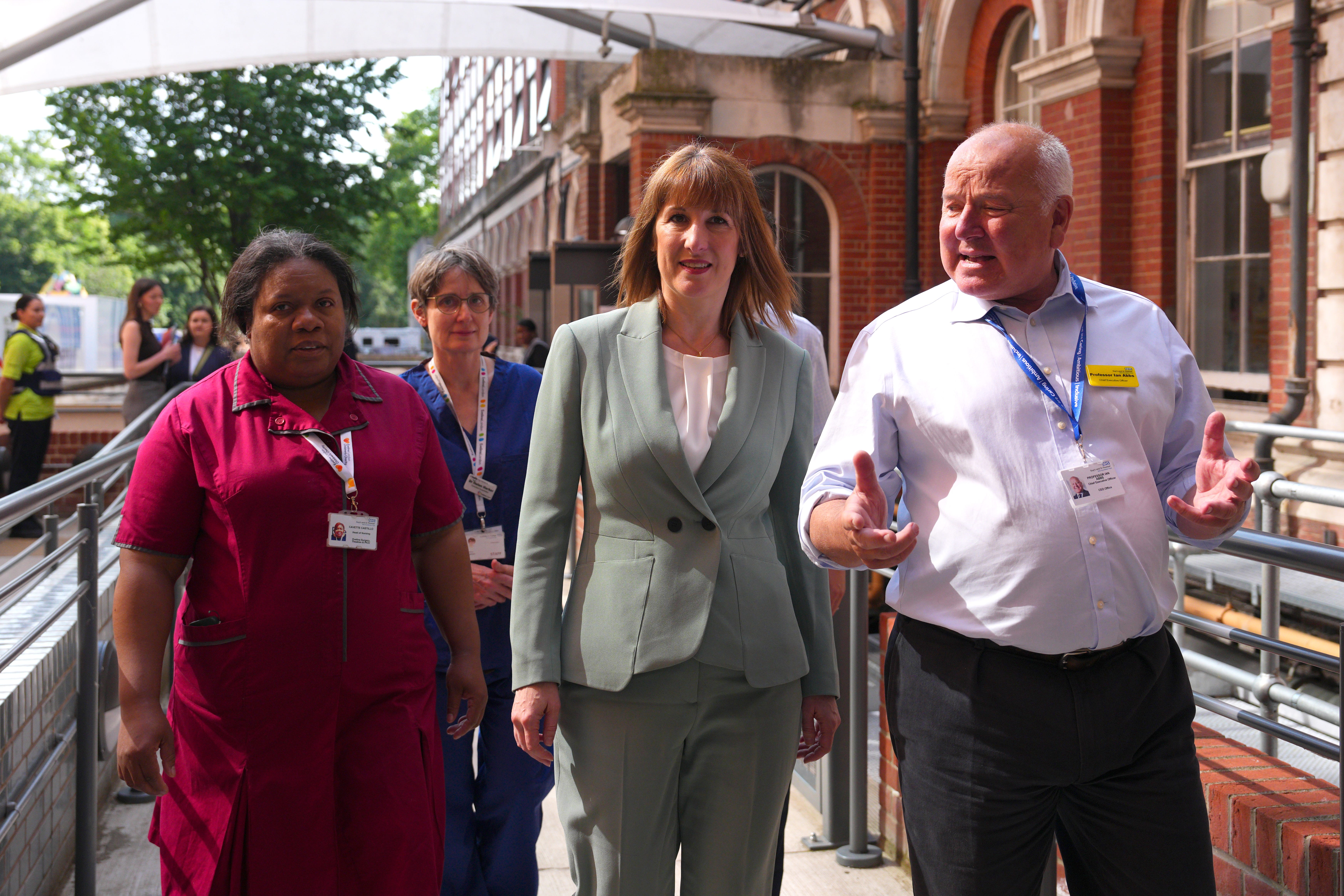 Rachel Reeves increased NHS spending again in her spending review, with other departments facing tighter circumstances over the coming years (Carl Court/PA)