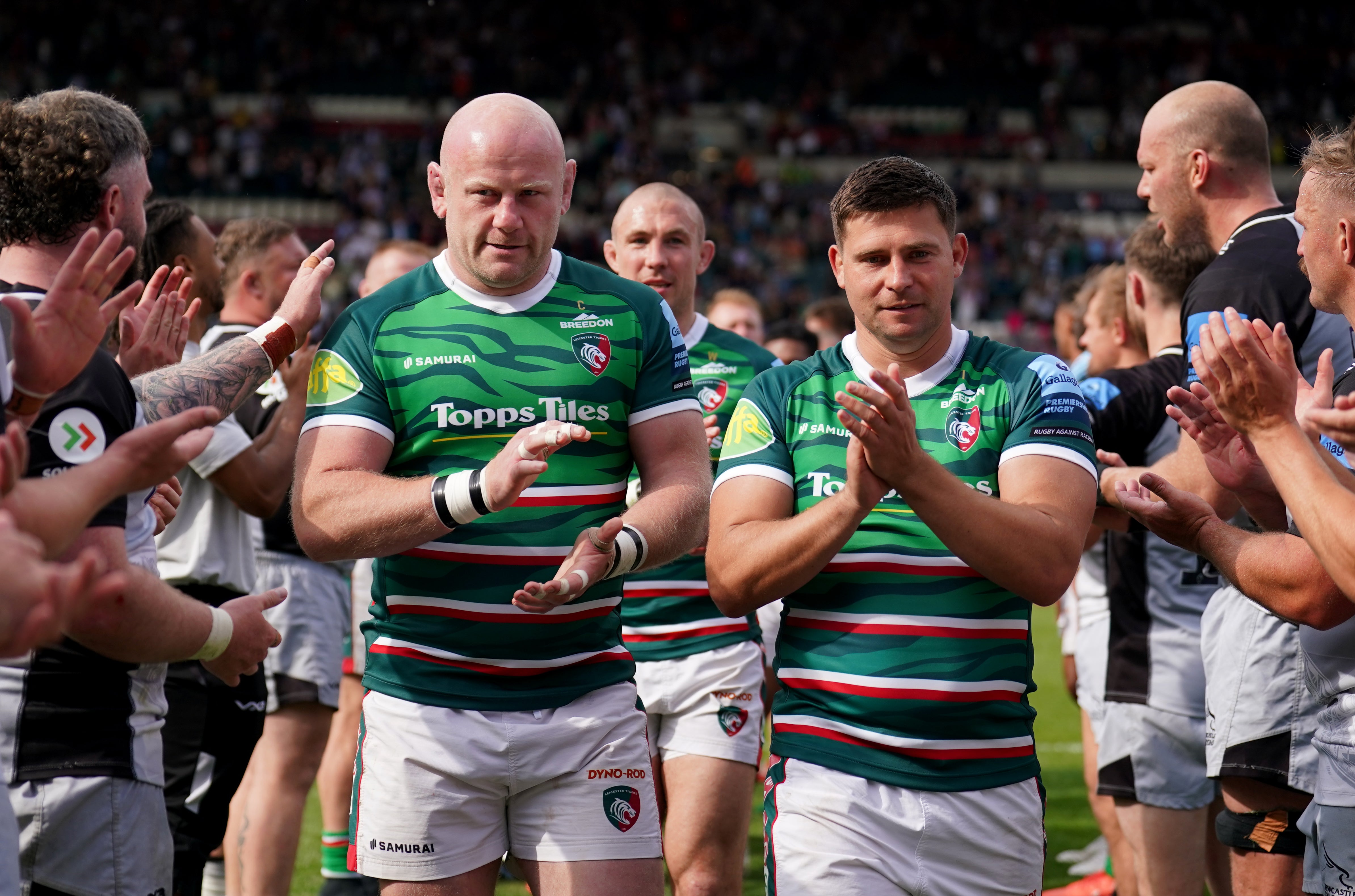Leicester Tigers duo Dan Cole (left) and Ben Youngs will retire after the final