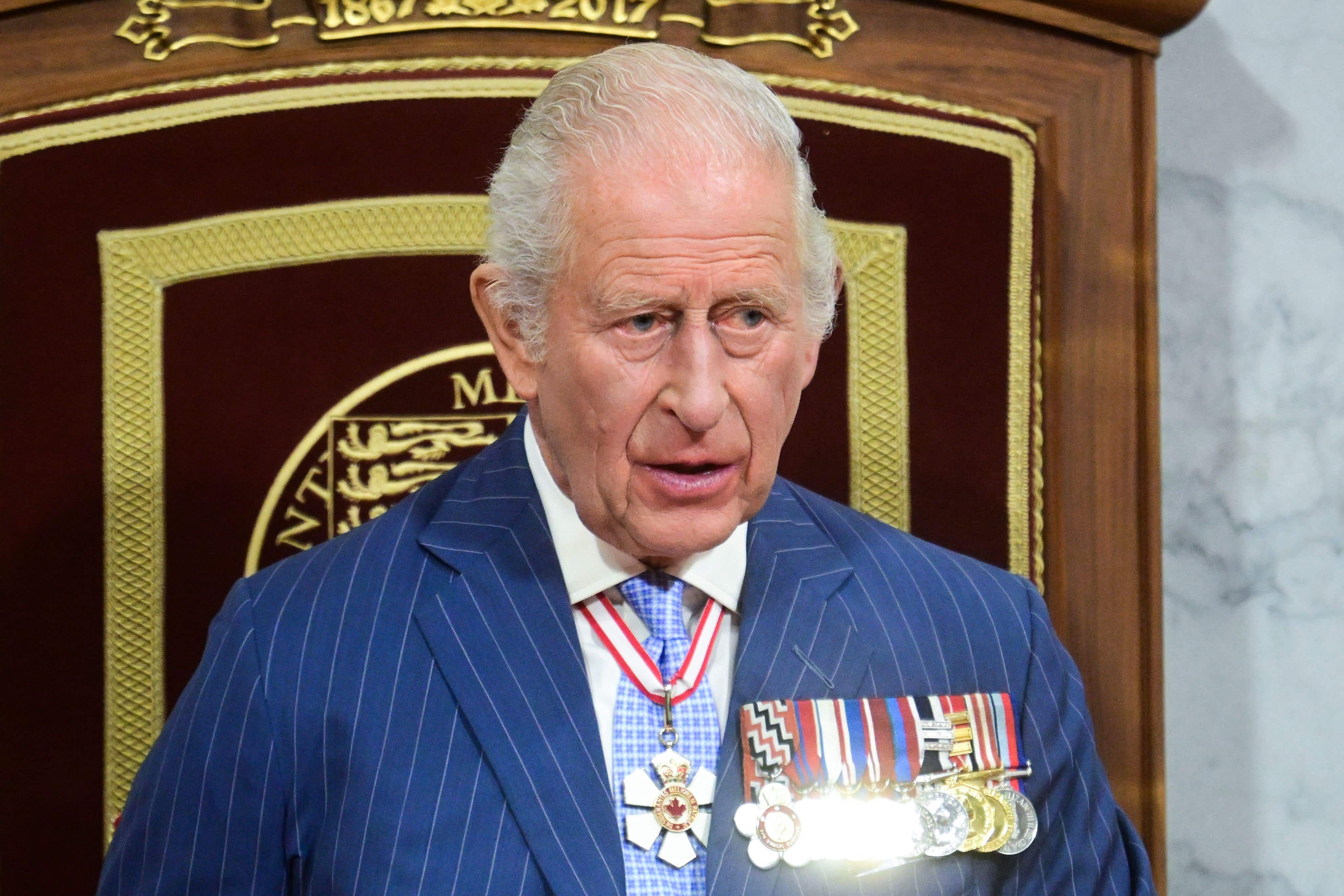 The King has offered his condolences to the Austrian people after the deadly school shooting (Victoria Jones/PA)