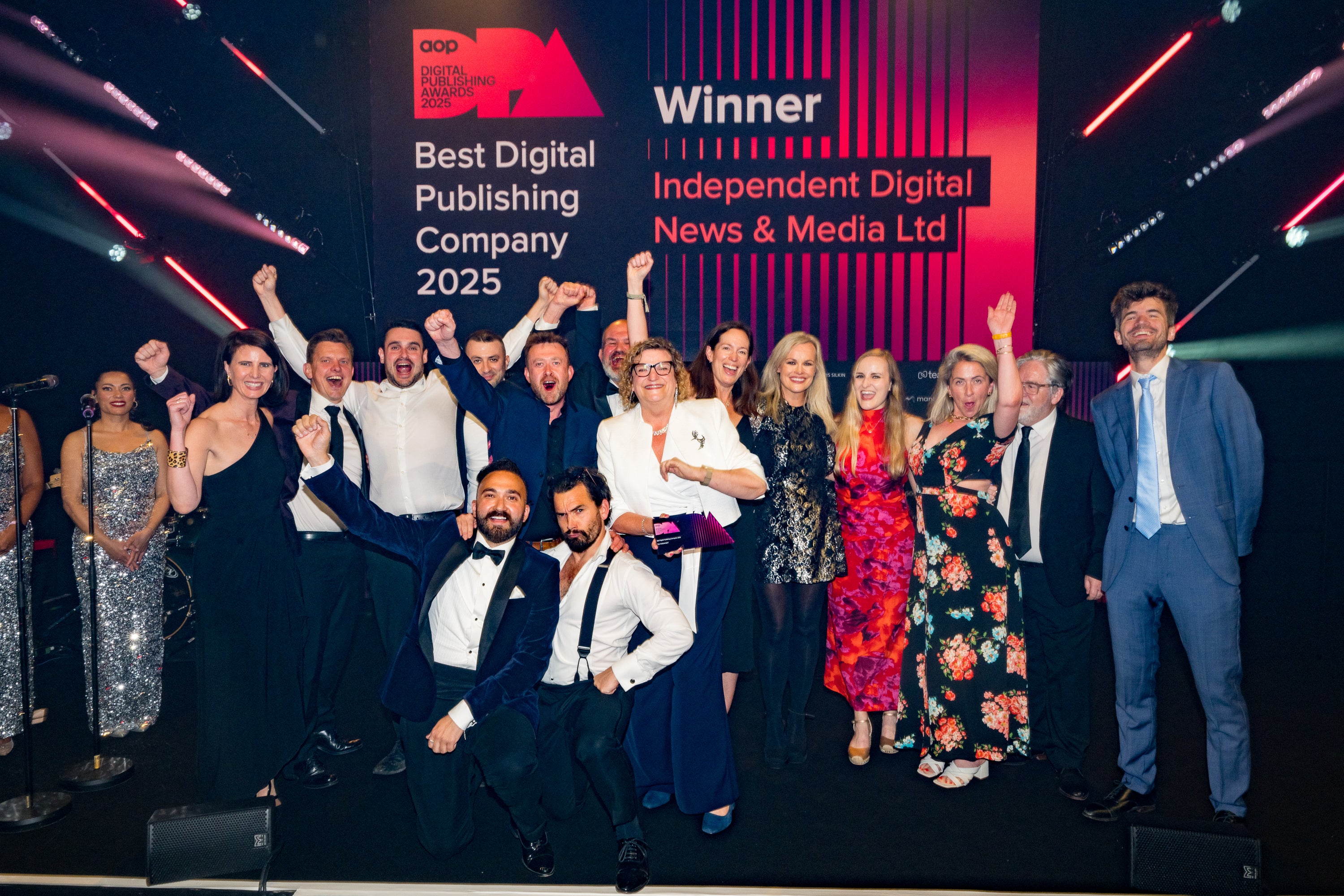 The Independent was named Best Digital Publishing Company 2025