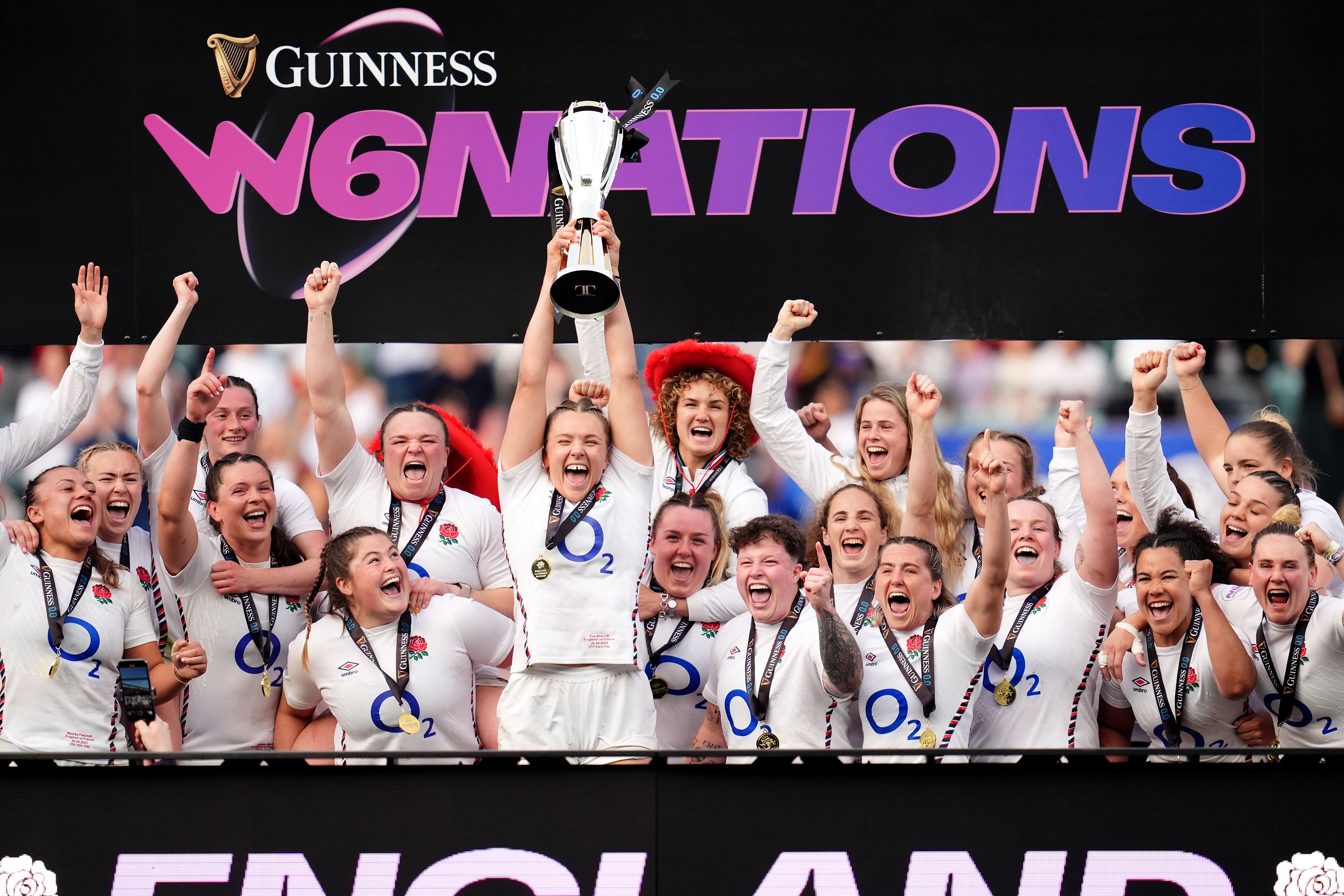 England are reigning Women’s Six Nations champions (Adam Davy/PA)