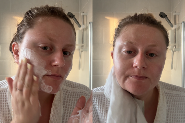 cerave balancing air foam foaming cleanser review indybest