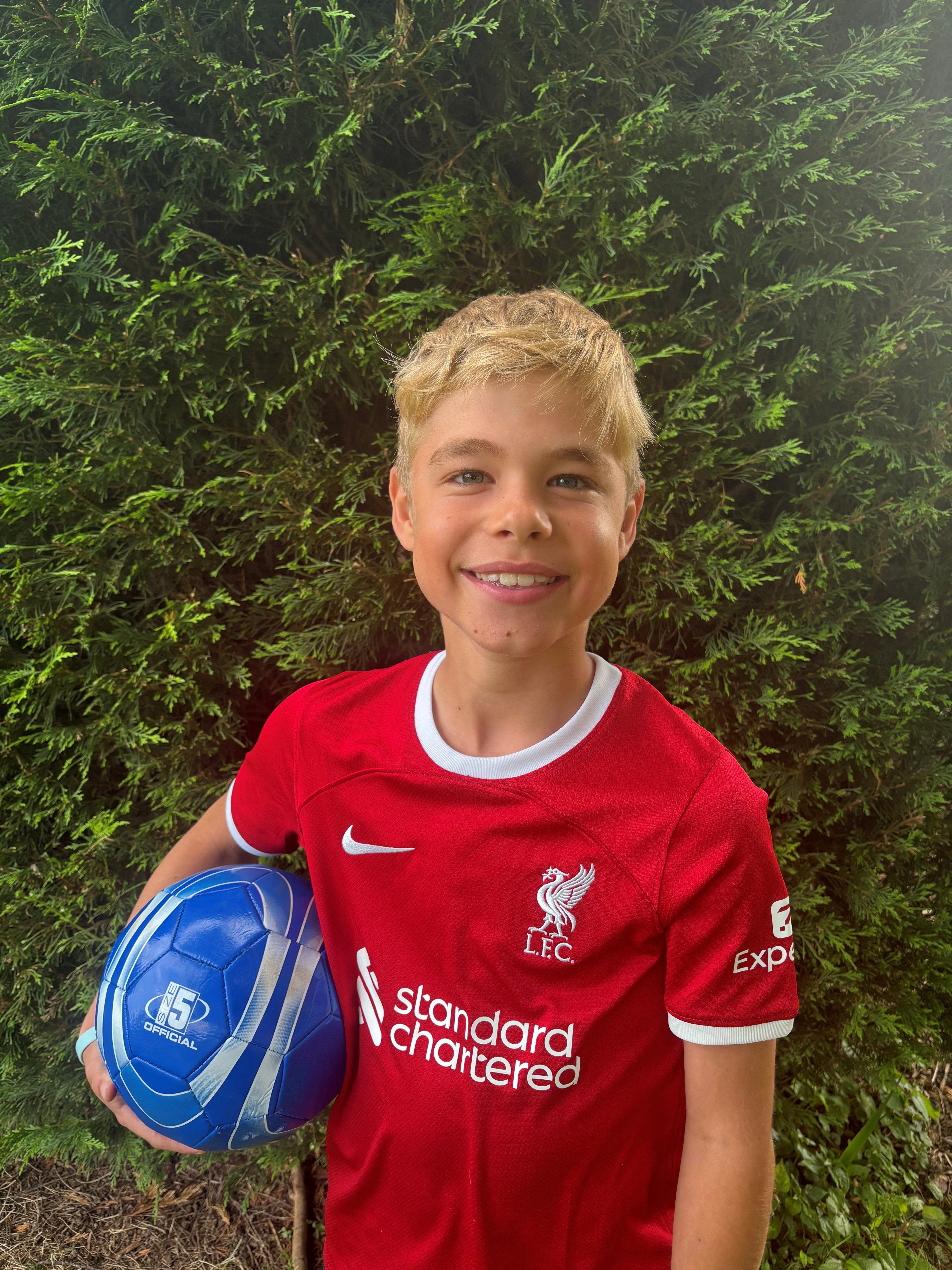 Jasper Day, 10, z Horshamu, který má duchenne svalovou dystrofii