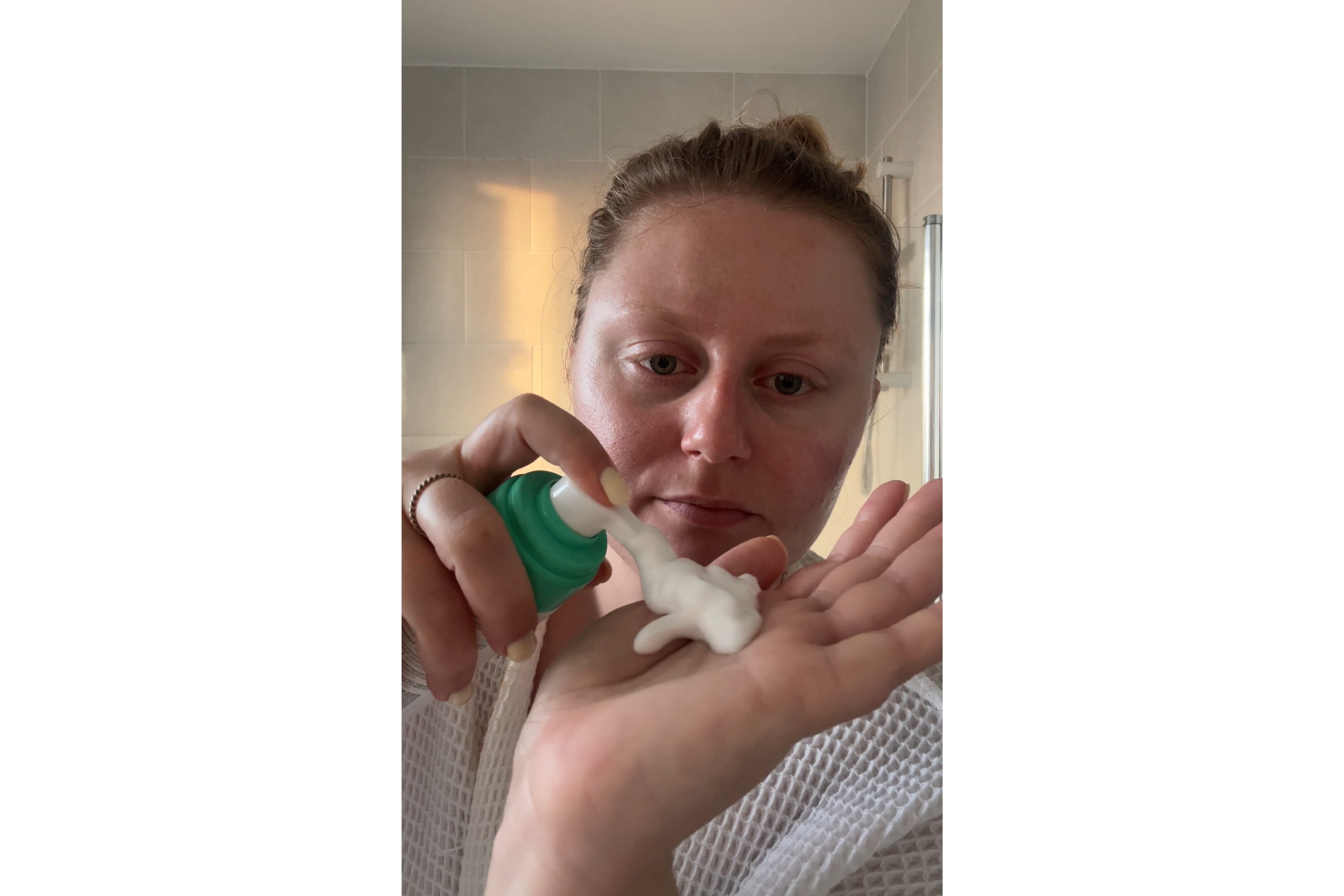 I used the cleanser as a morning cleanse and second cleanse in the evening