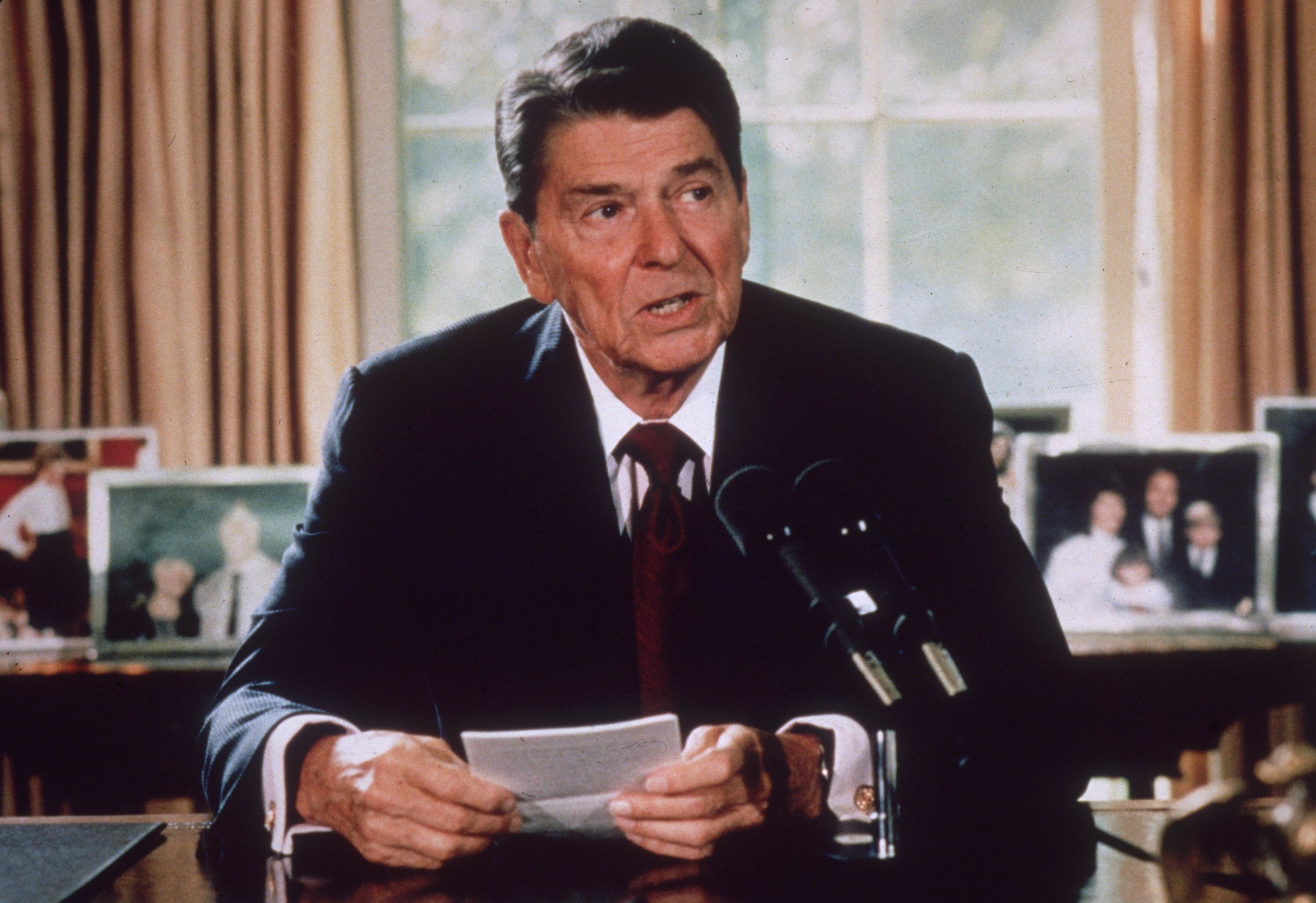 Ronald Reagan signed into law the Social Security Amendments in April 1983