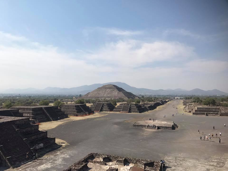 The Teotihuacan ruins are 'mindblowing', says Sam