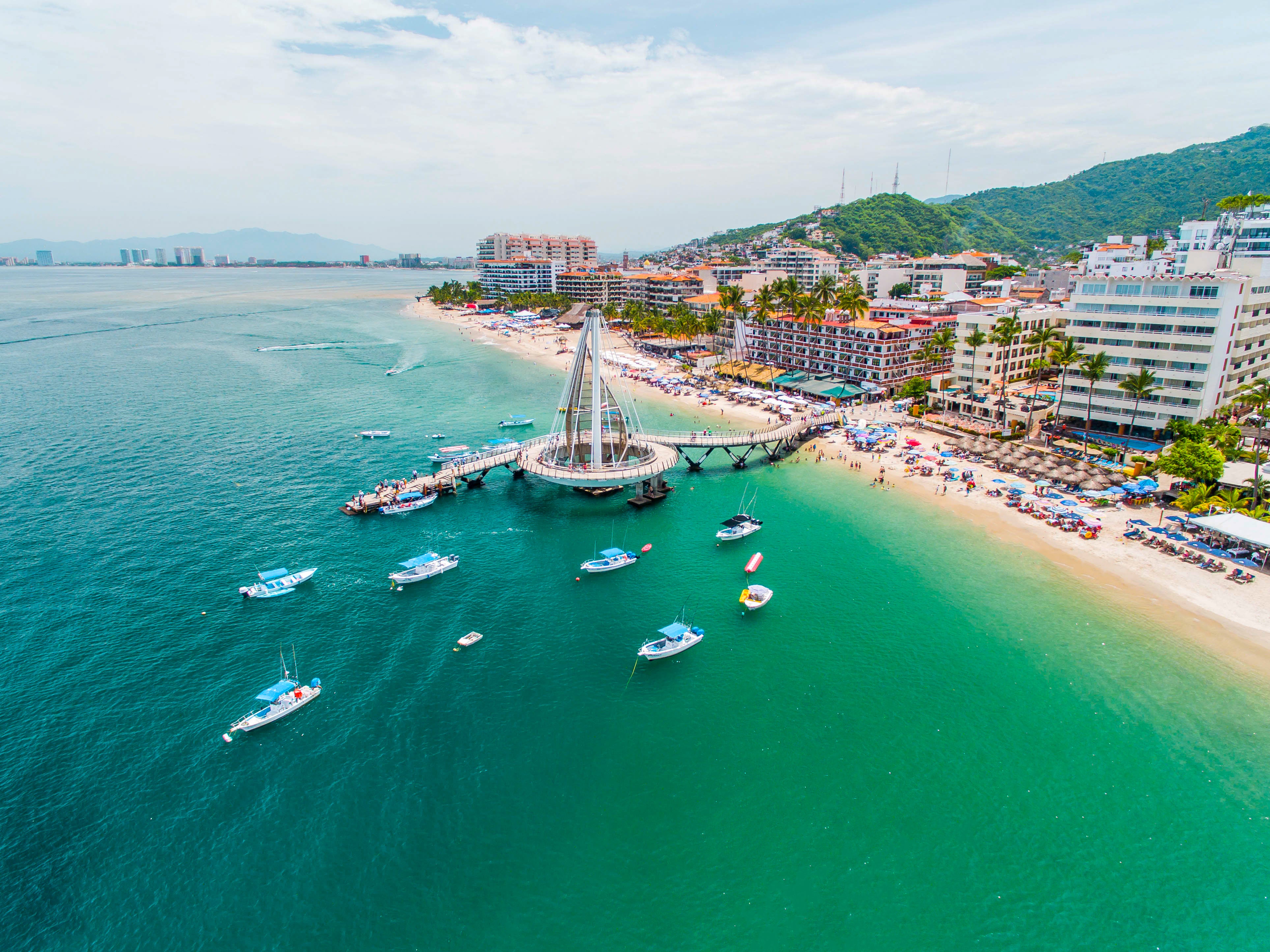 Sam describes Puerto Vallarta (pictured) as 'extremely solo-traveler friendly'