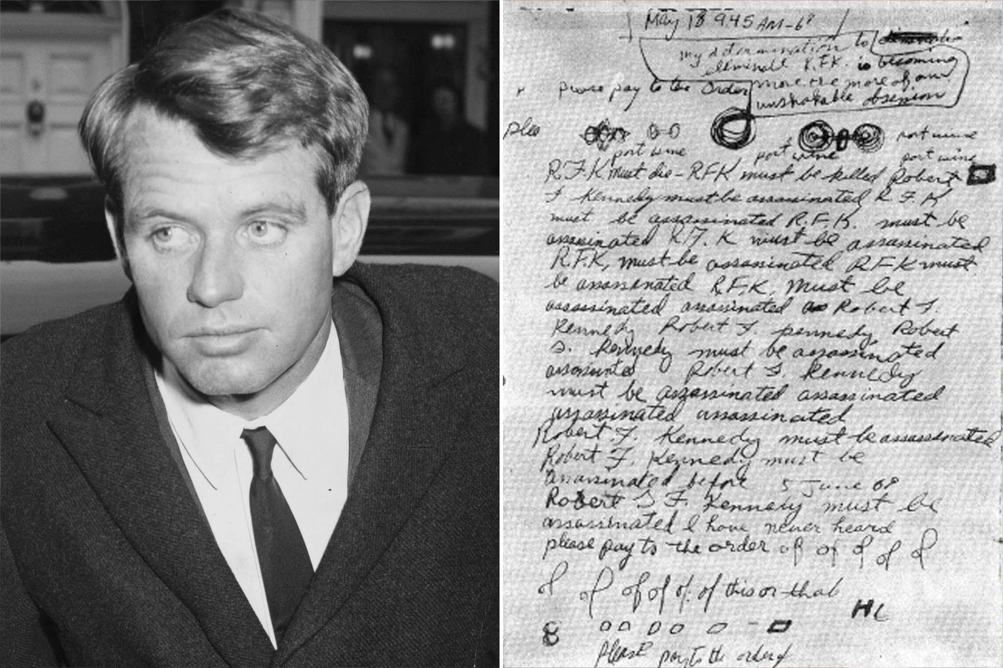 CIA releases 1,400 new pages of investigative file into RFK assassination, including chilling note from his killer