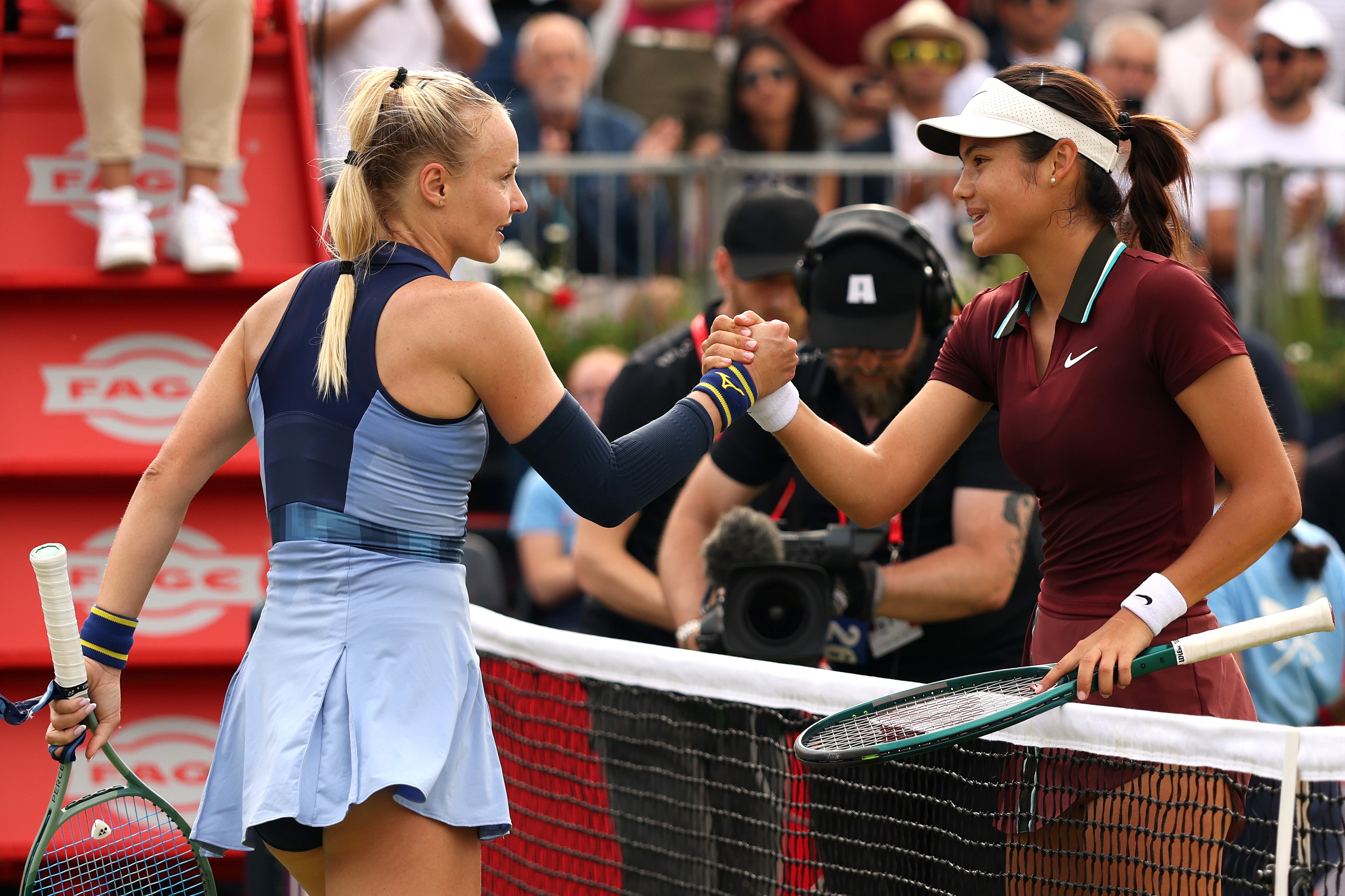 Raducanu had too much for Slovak opponent Rebecca Sramkova