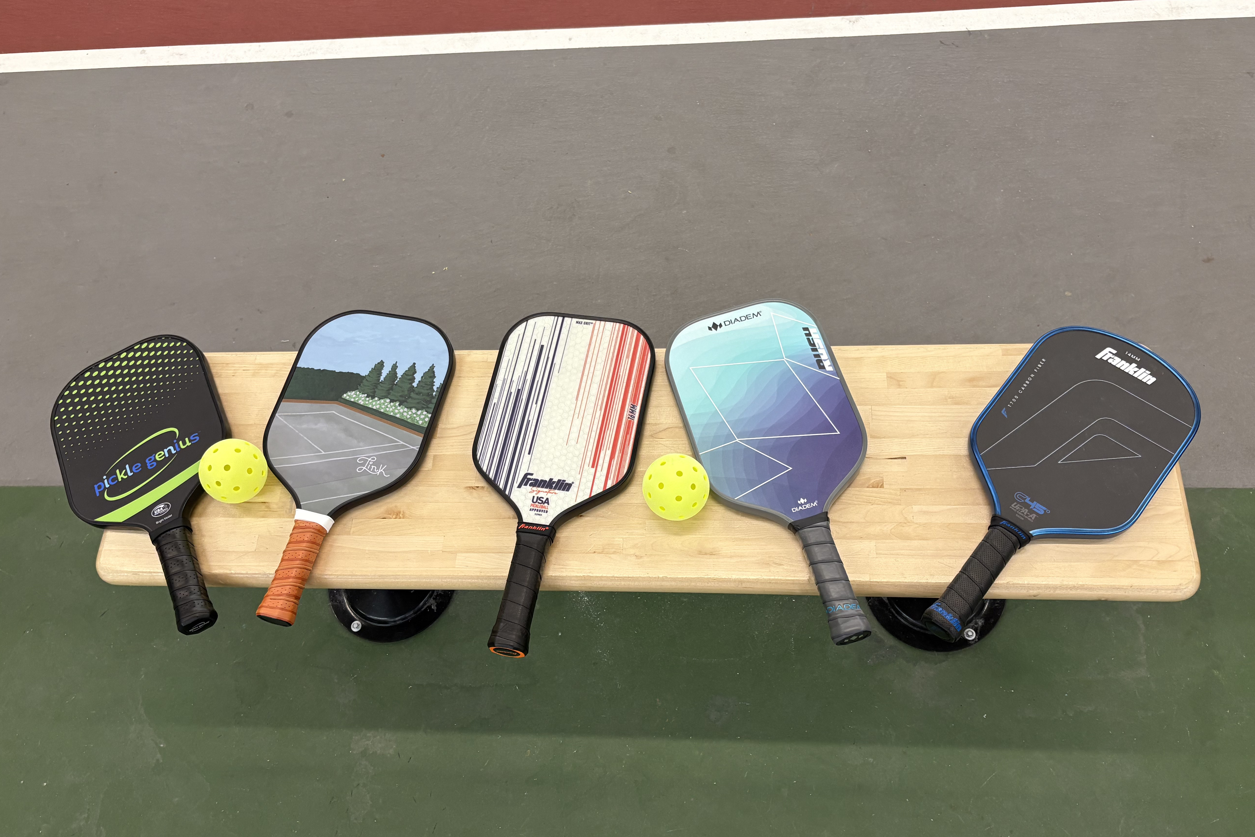 We worked our way through a whole host of different paddles