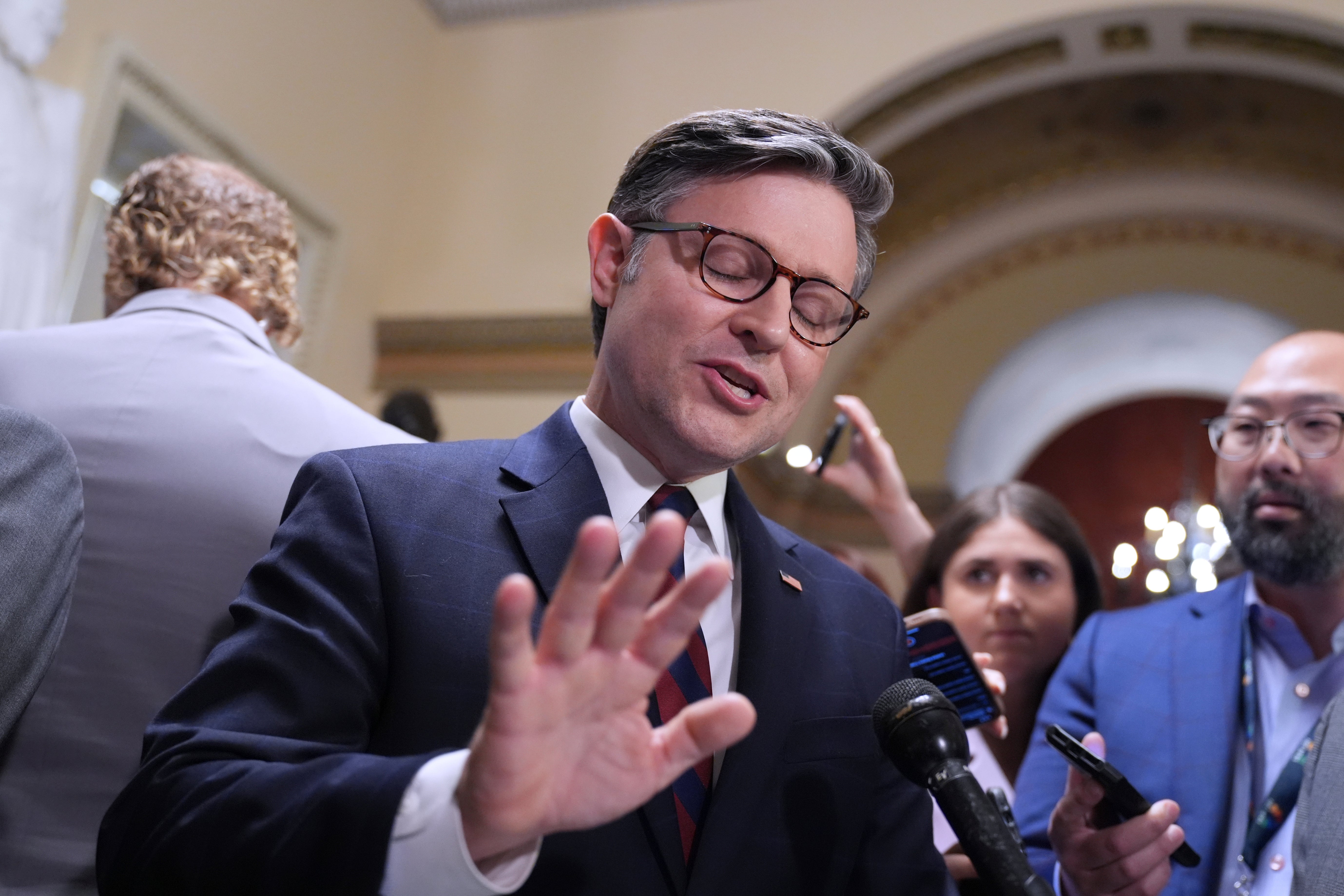 House Speaker Mike Johns said Senator Padilla should be censured after he was restrained by federal law enforcement