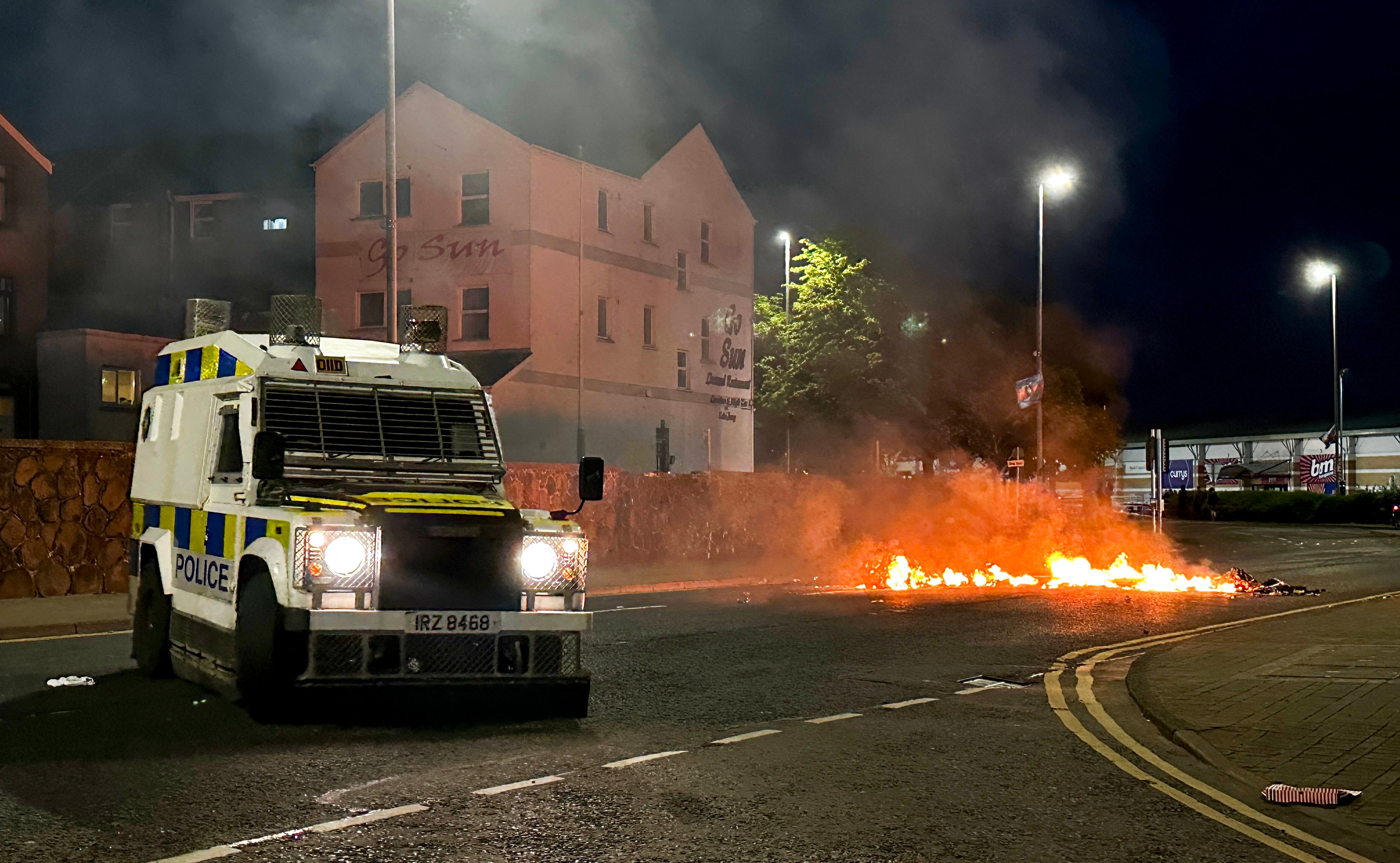 Residents in Ballymena have told politicians they are in fear and want the violence to stop
