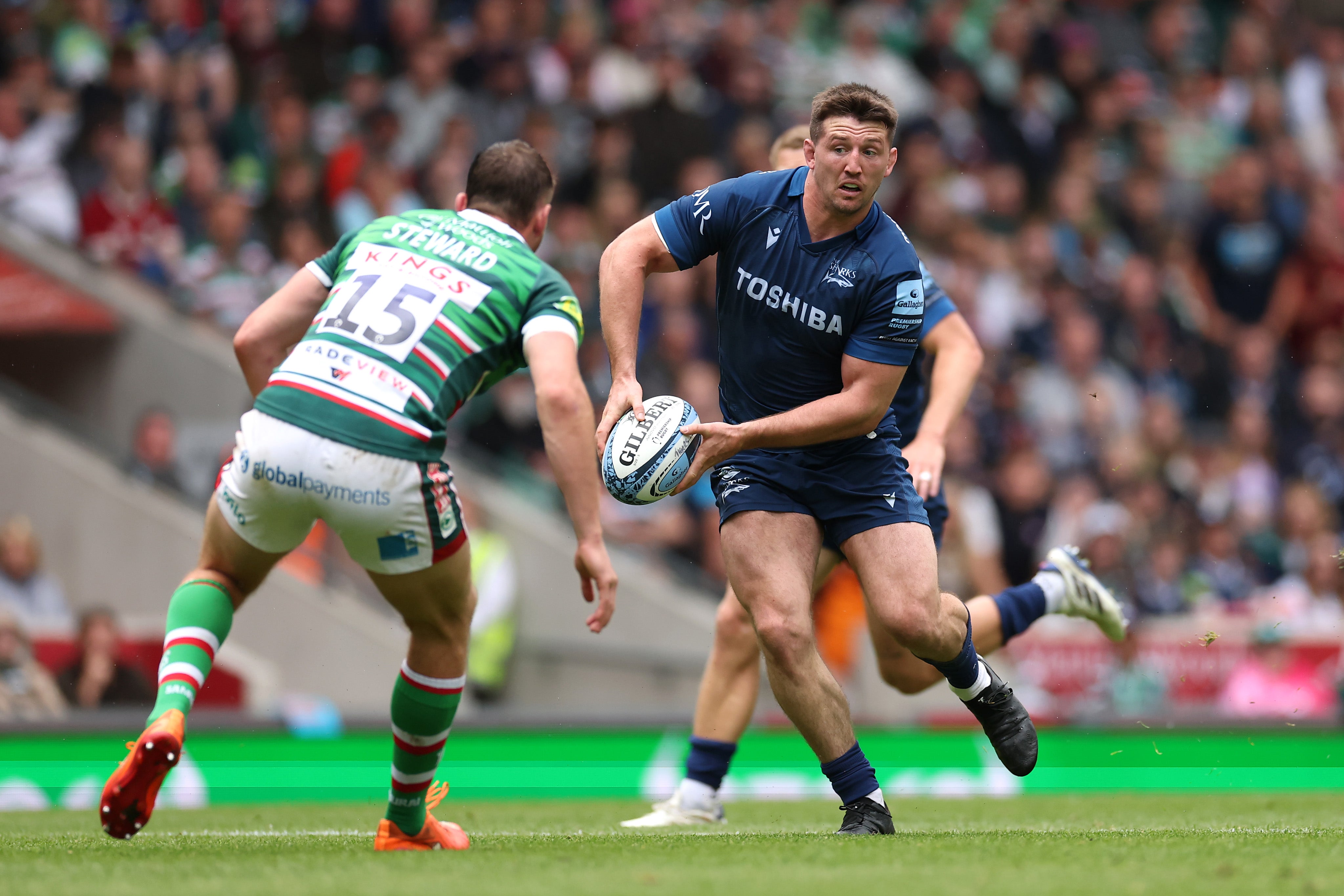 Ben Curry during Sale's defeat to Leicester in the Gallagher Premiership semi-finals