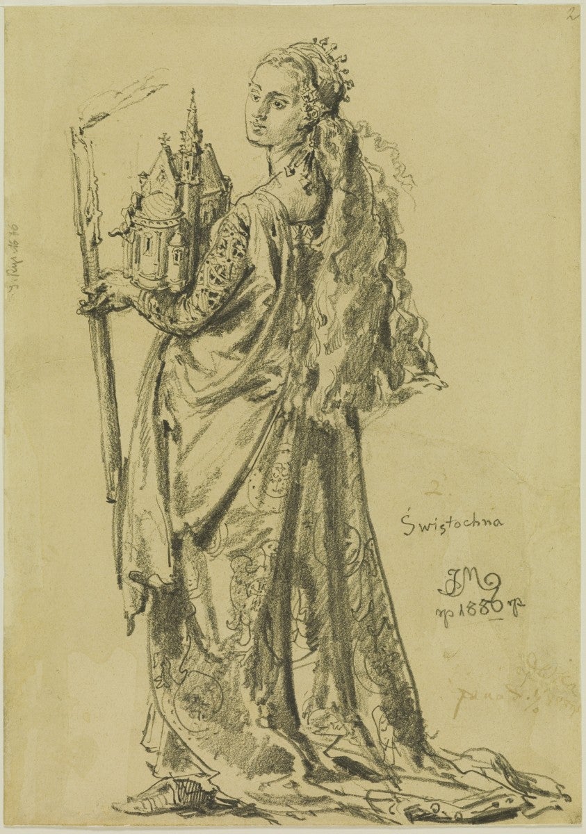 Świętosława was the sister of Bolesław the Brave