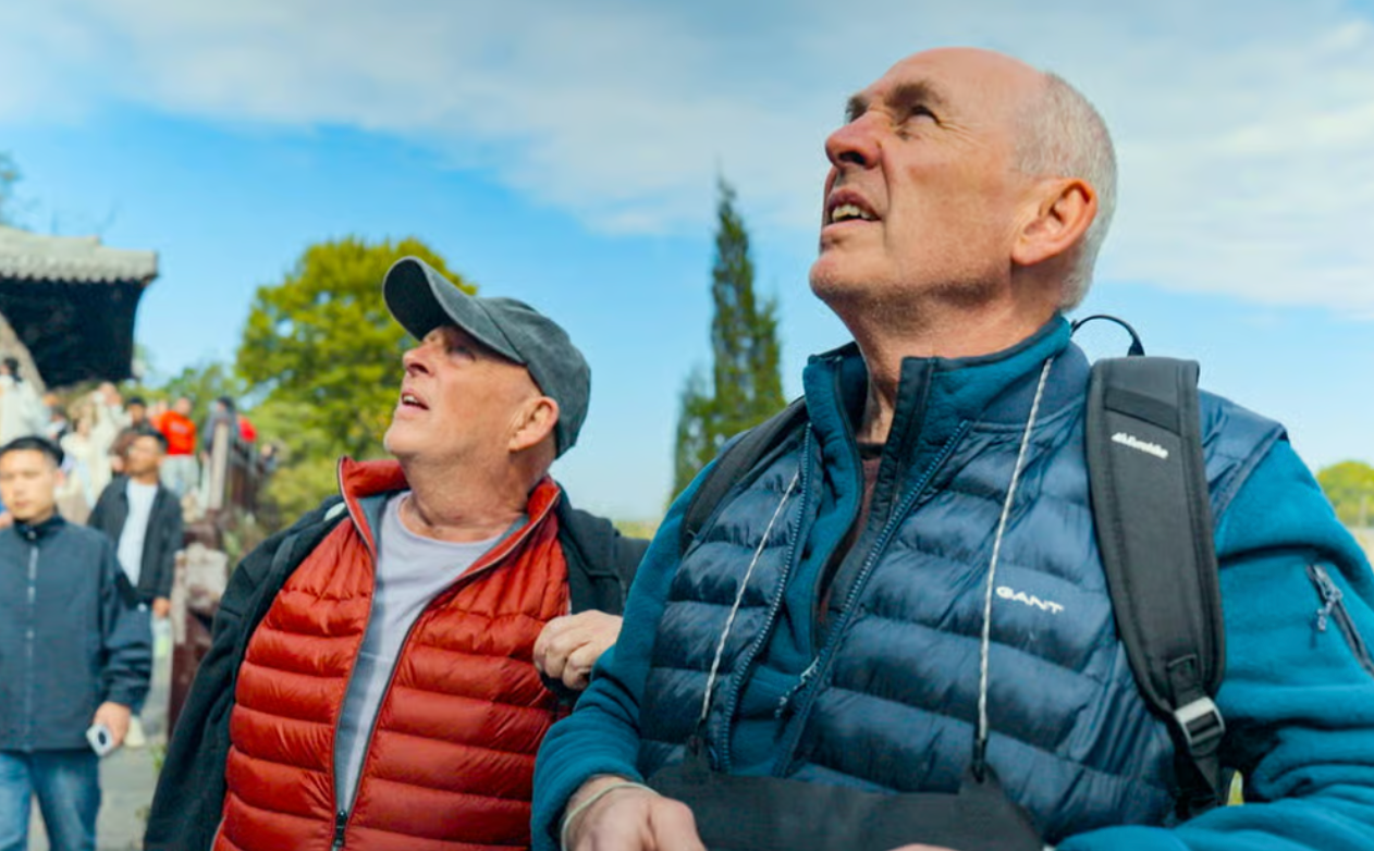 Brian and Melvyn on 'Race Across the World'