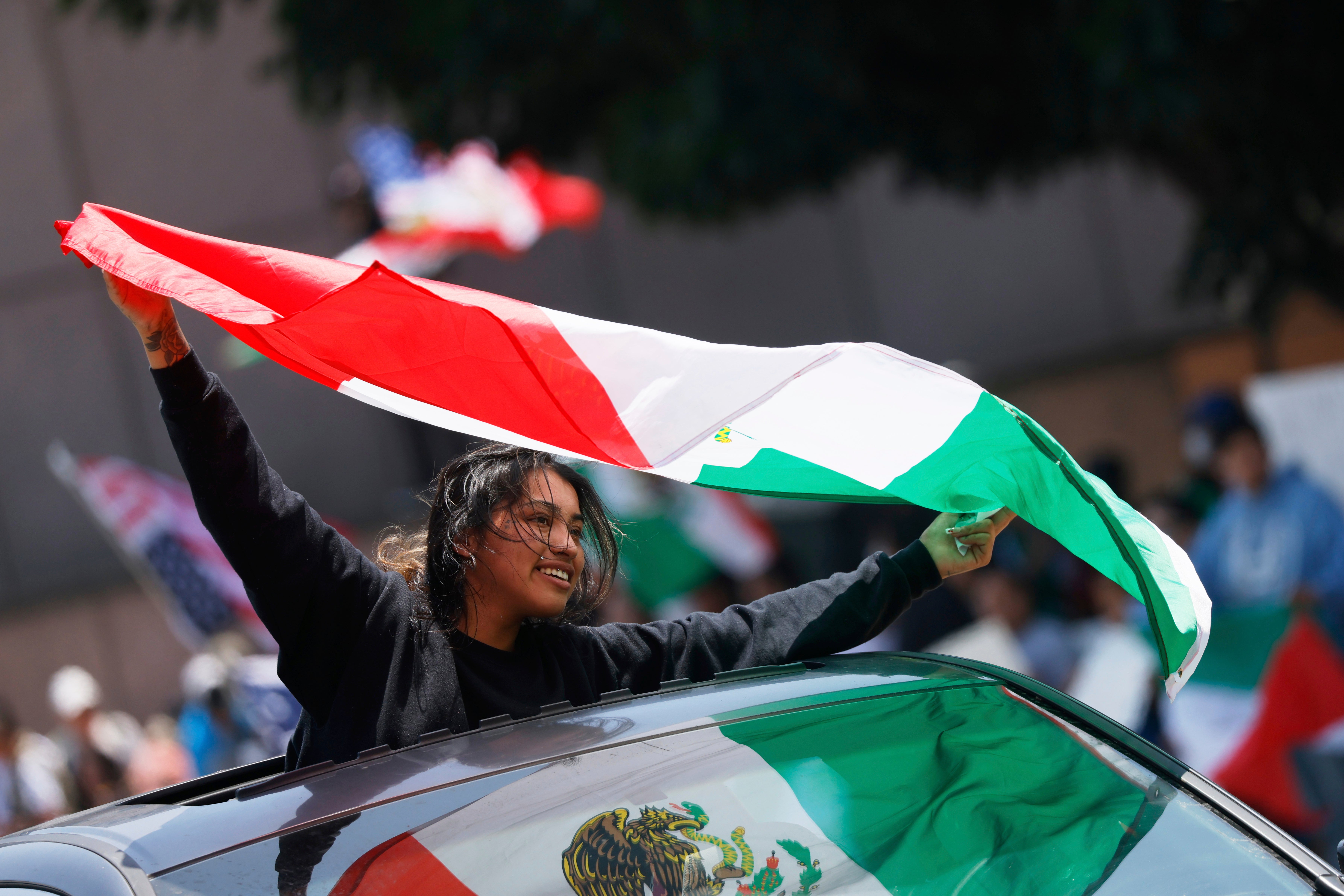 Immigration Protests Los Angeles