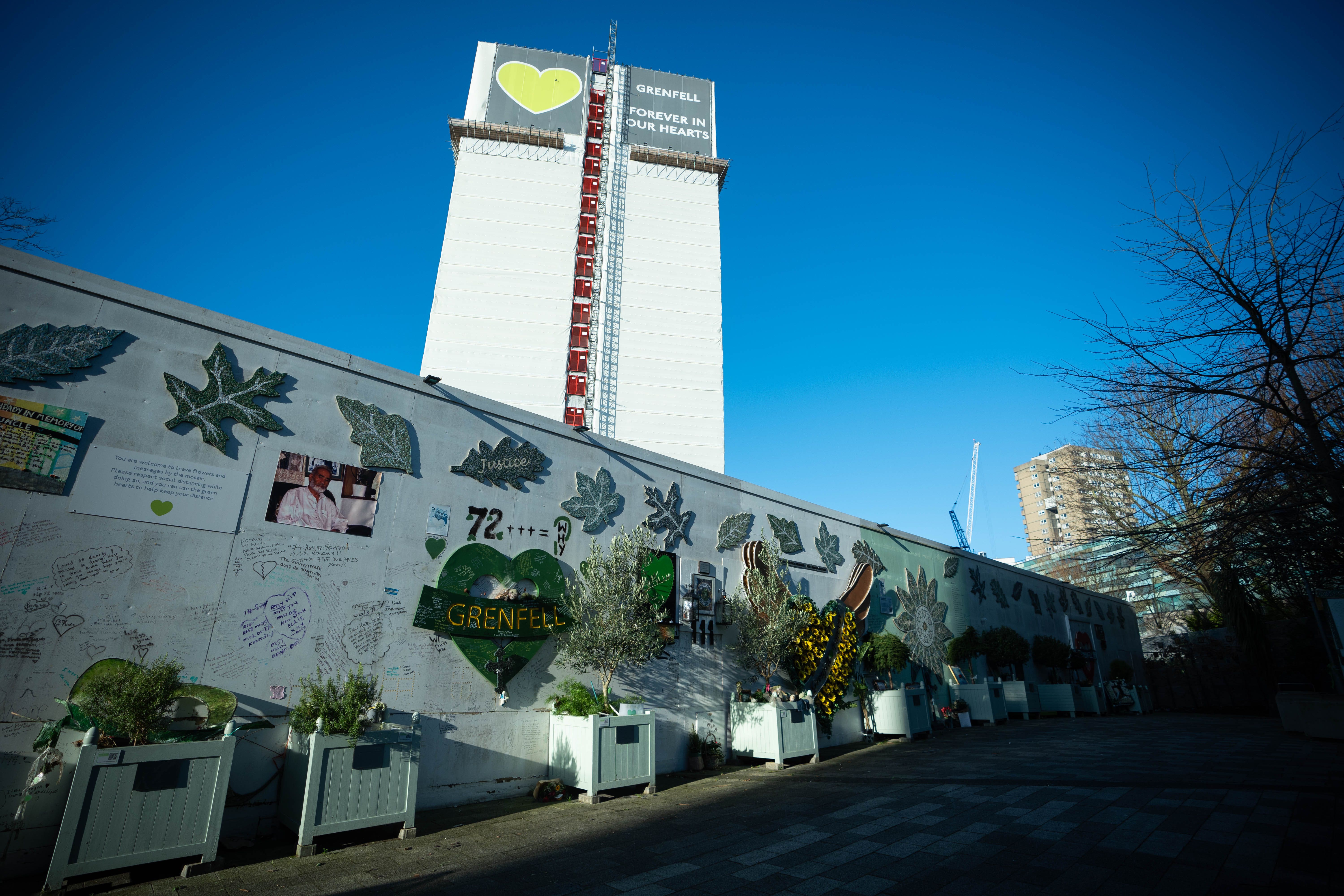 Loved ones will gather this weekend for the eighth anniversary of the Grenfell fire (James Manning/PA)