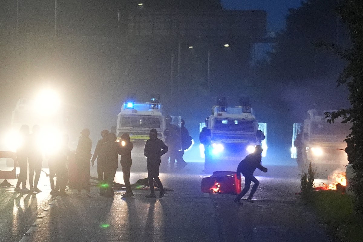 Another night of violence as petrol bombs thrown at police during Northern Ireland’s ‘week of shame’
