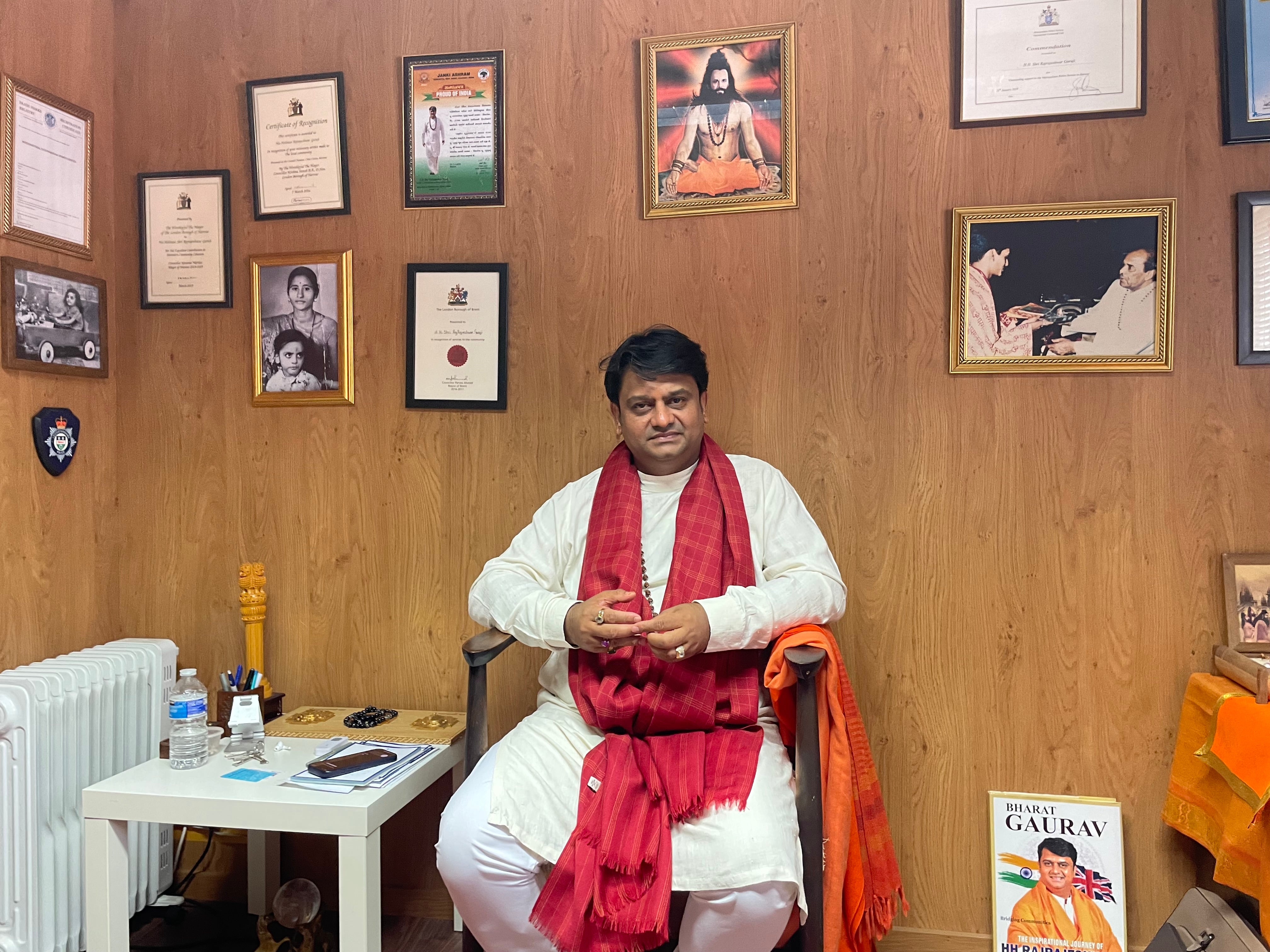 Spiritual leader Shri Rajrajeshwar Guruji said he knew 20 of the people on the flight