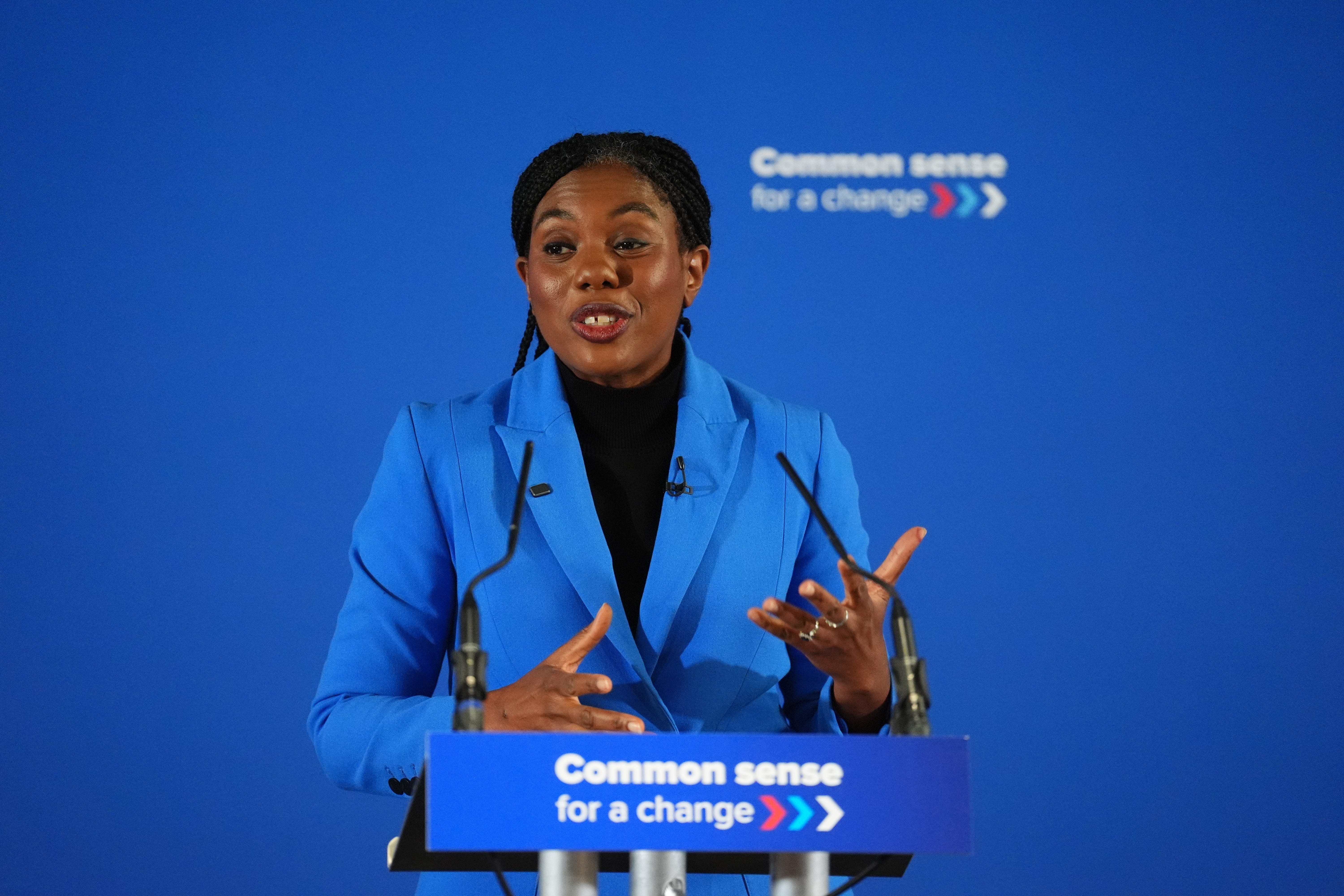 The Tory leader spoke at her first Scottish party conference on Friday