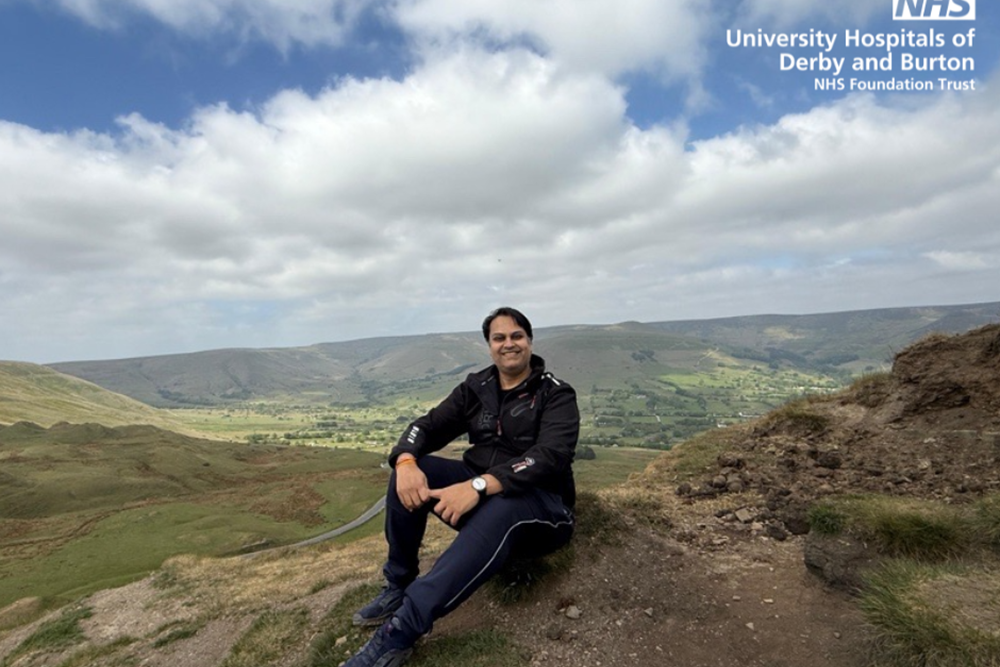 Dr Prateek Joshi was killed in the plane crash on Thursday (University Hospitals of Derby and Burton NHS Foundation Trust/PA)