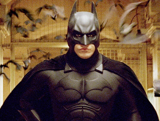 Batsuited and booted: Bale as the Dark Knight