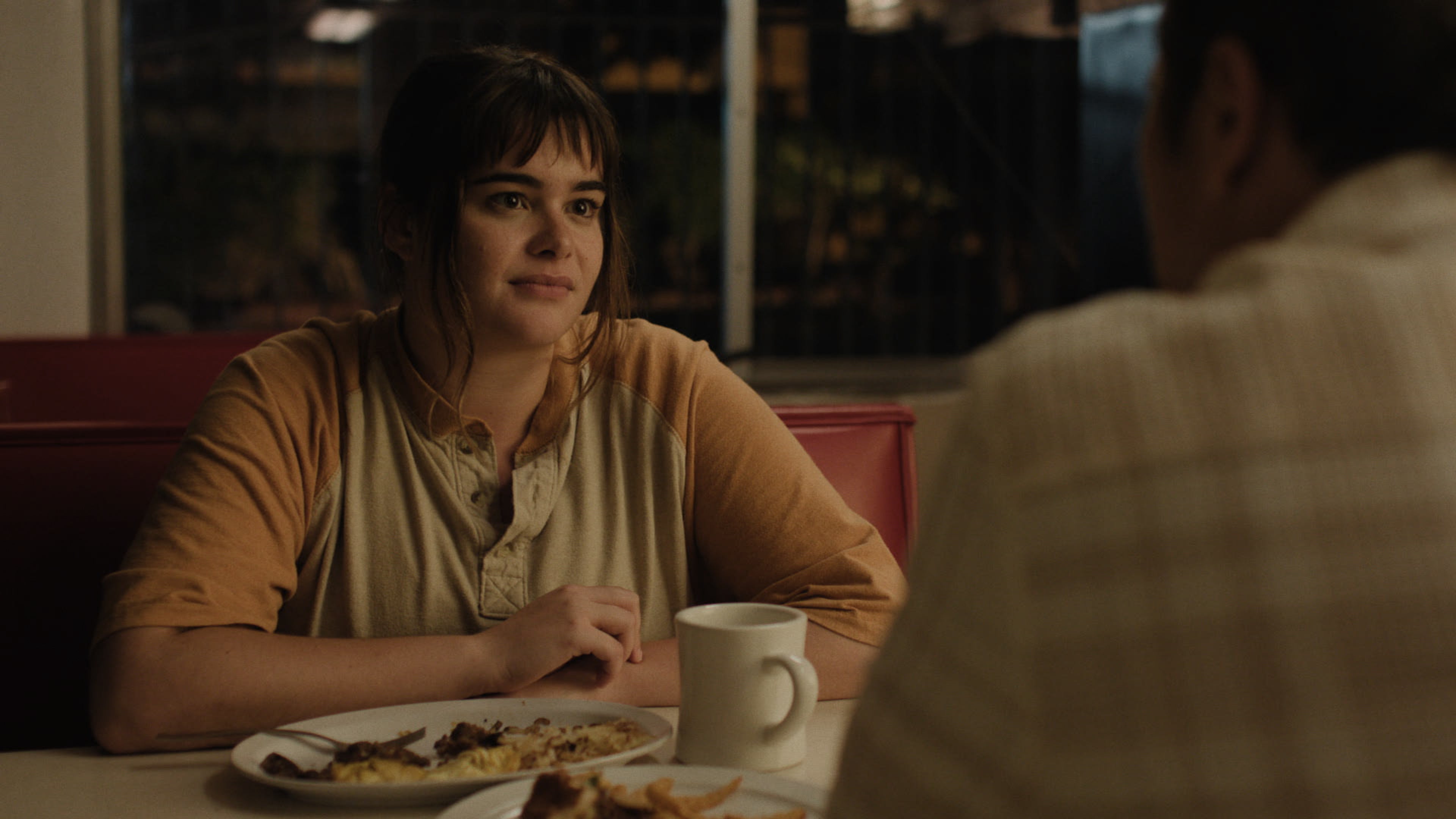 Daddy issues: Barbie Ferreira as live-in carer Lily, who strikes up a platonic friendship with an older man in ‘Bob Trevino Likes It’