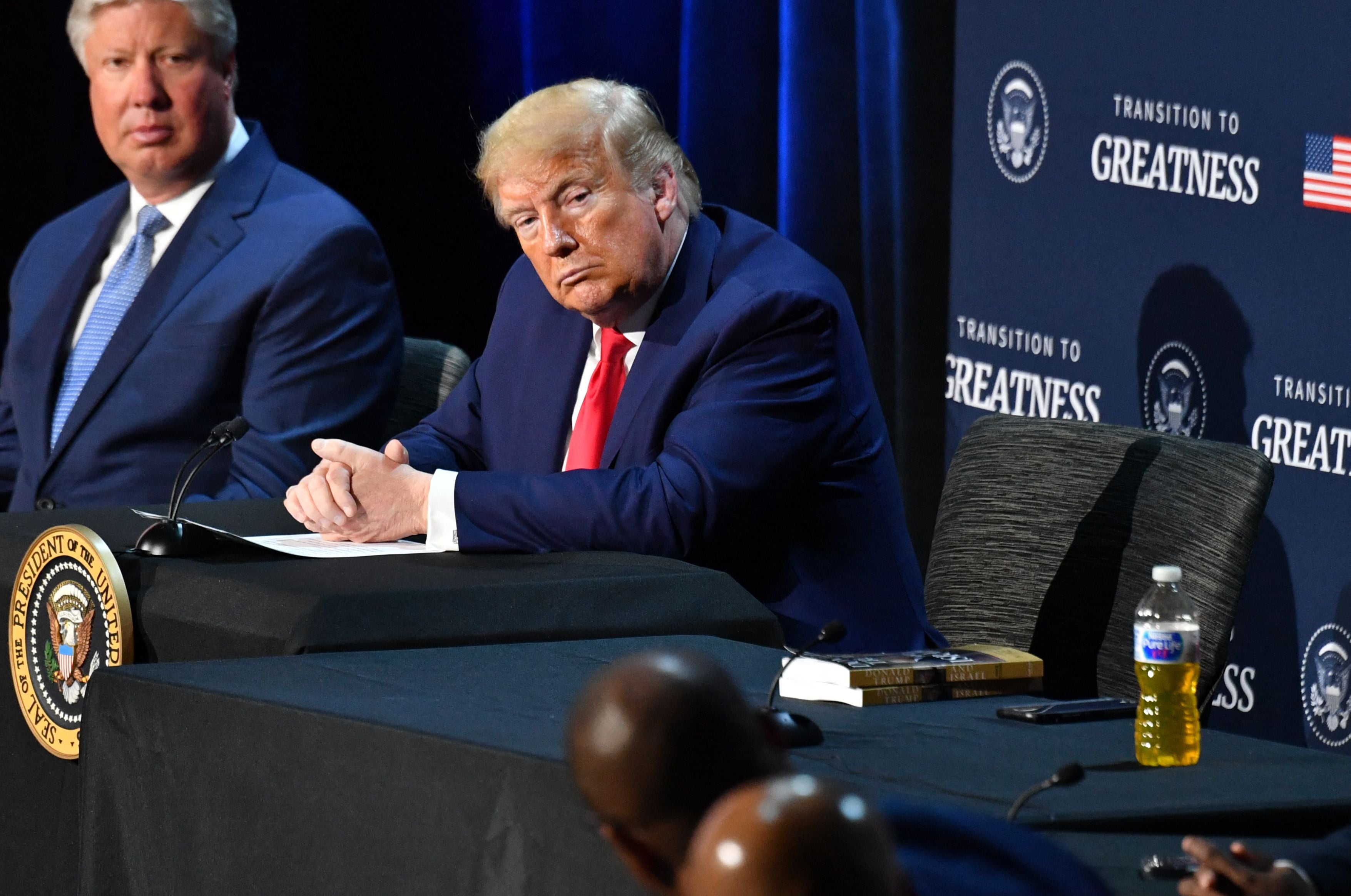 Gateway Church founder Robert Morris with President Donald Trump in 2020