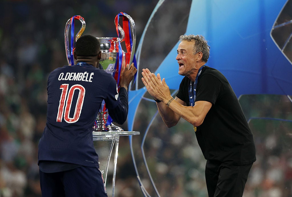 Strana PSG společnosti Luis Enrique bude týmem, který porazil v USA, s Ousmane Dembele v naději