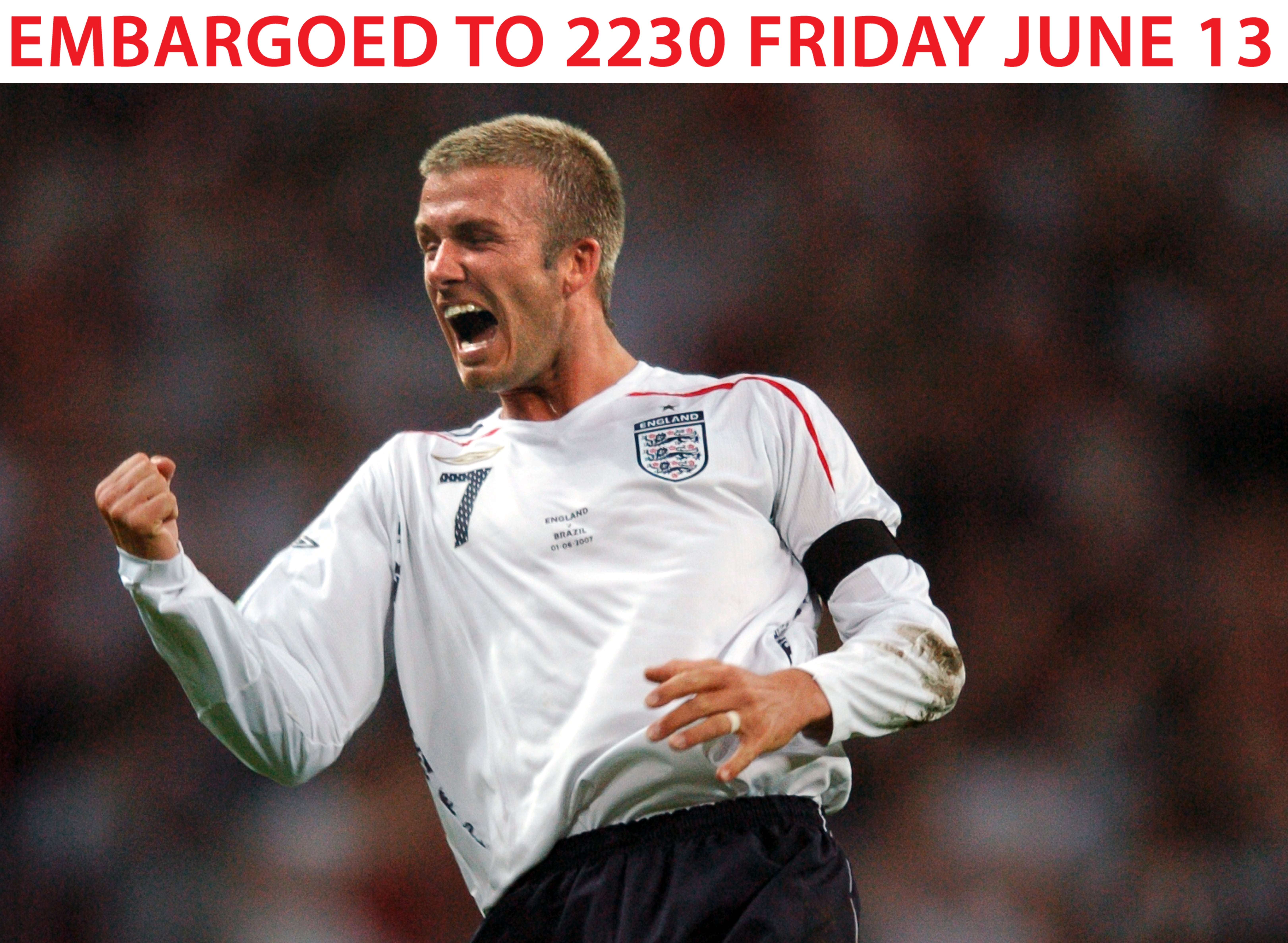 Beckham byl uznán za služby pro sport a charitu