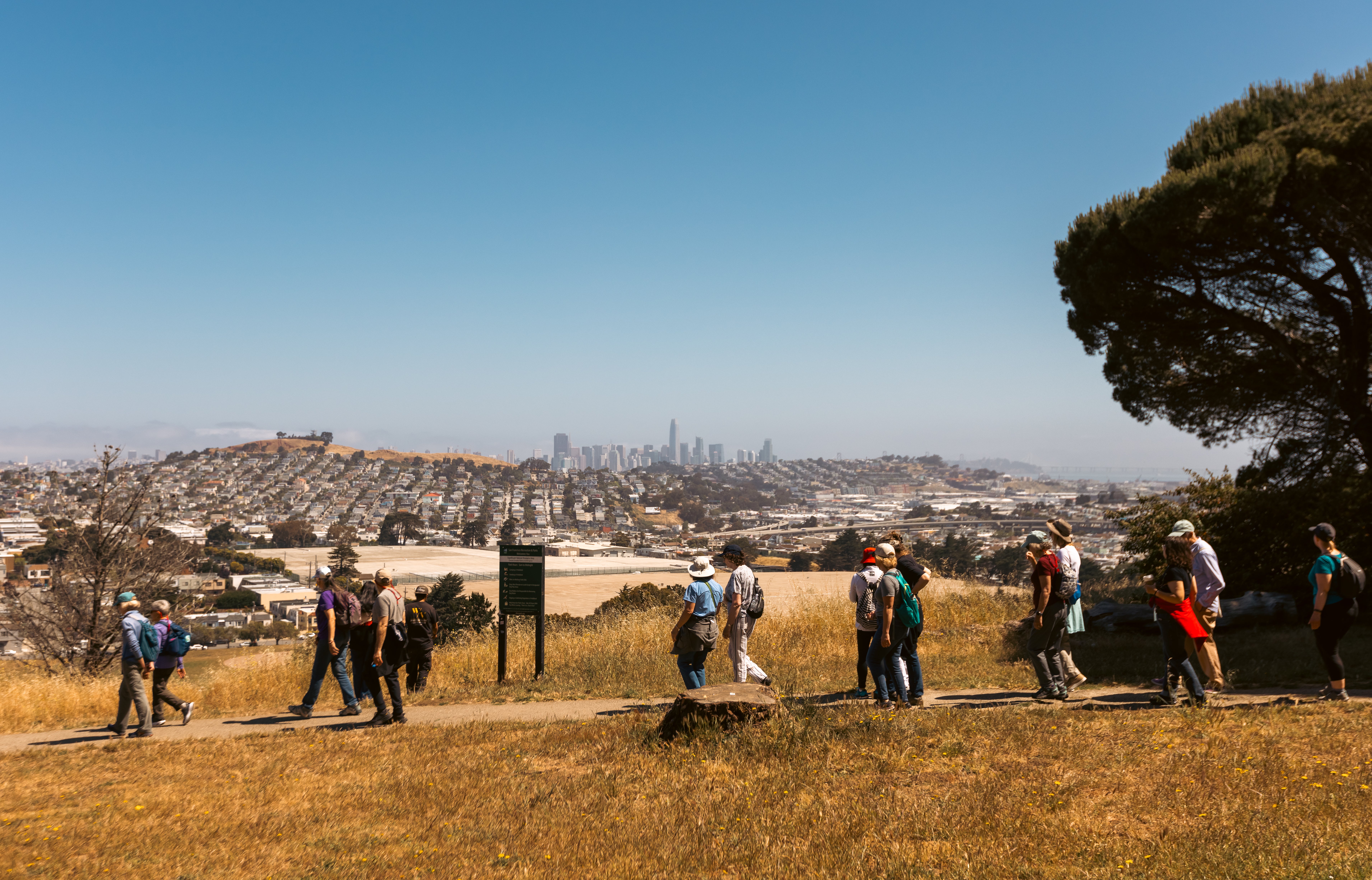 The Crosstown Trail routes (above) connect the corners and neighborhoods of San Francisco