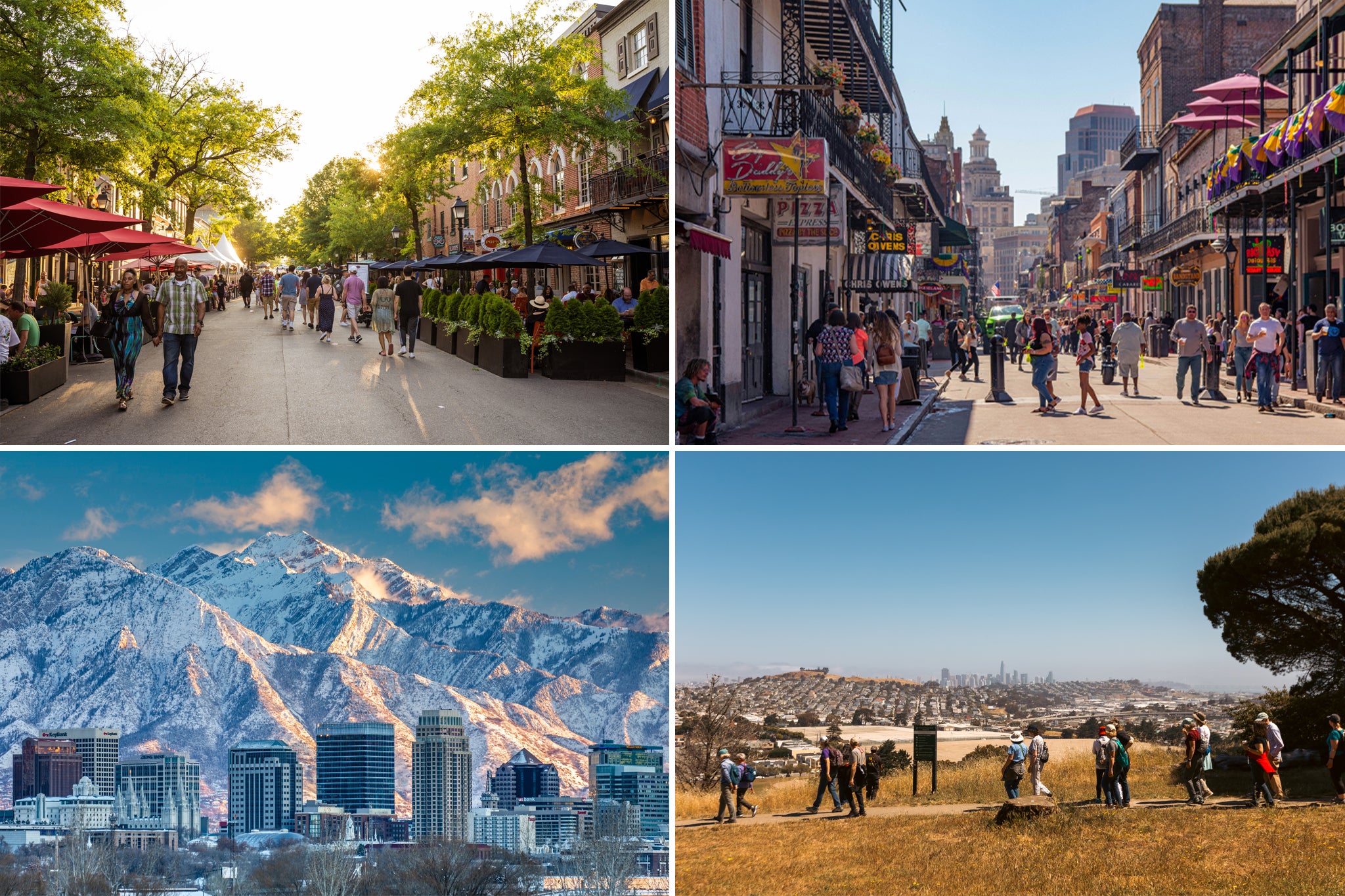 America has walkable cities full of history, great views and enticing bars