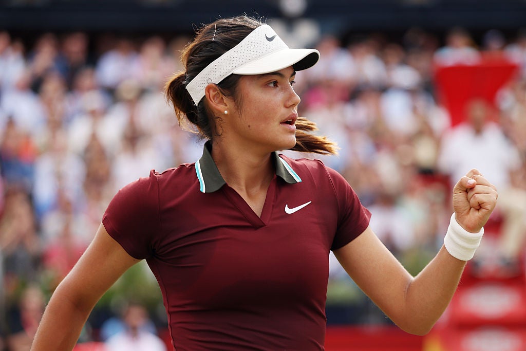 Raducanu showed flashes of her best against Zheng