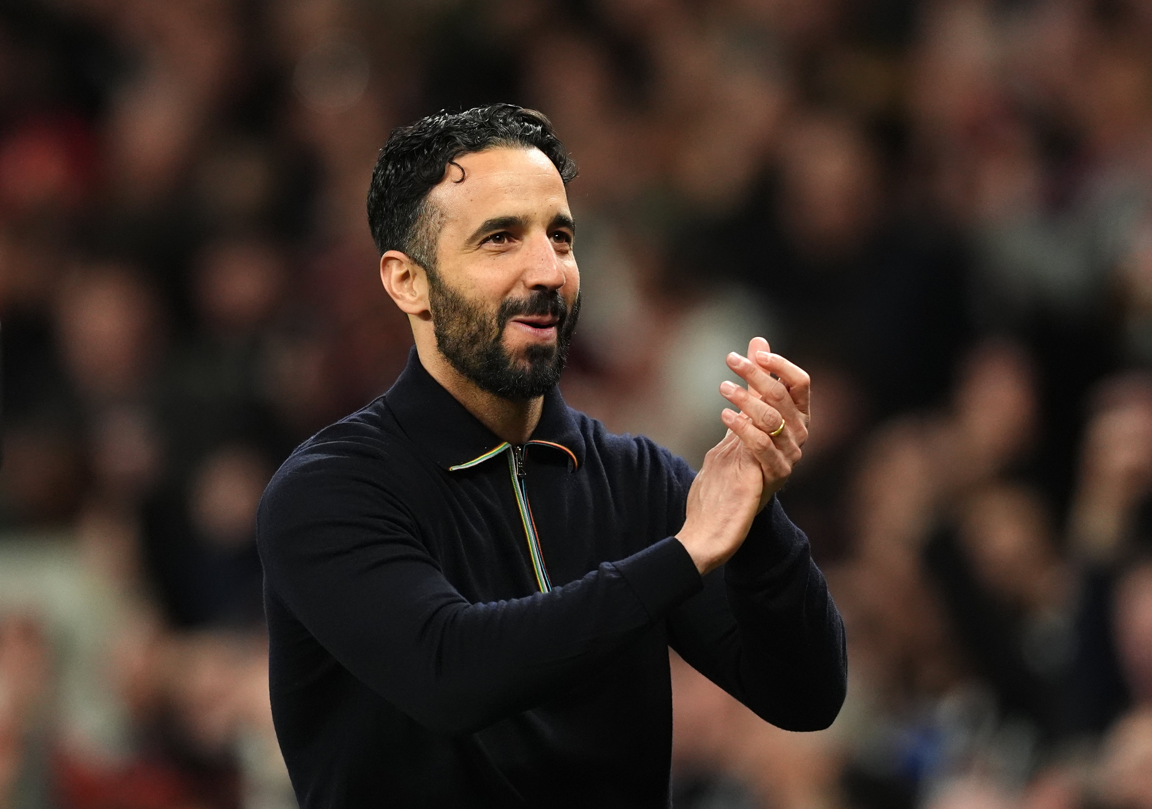 Ruben Amorim sounded a more positive note ahead of United’s match in Chicago