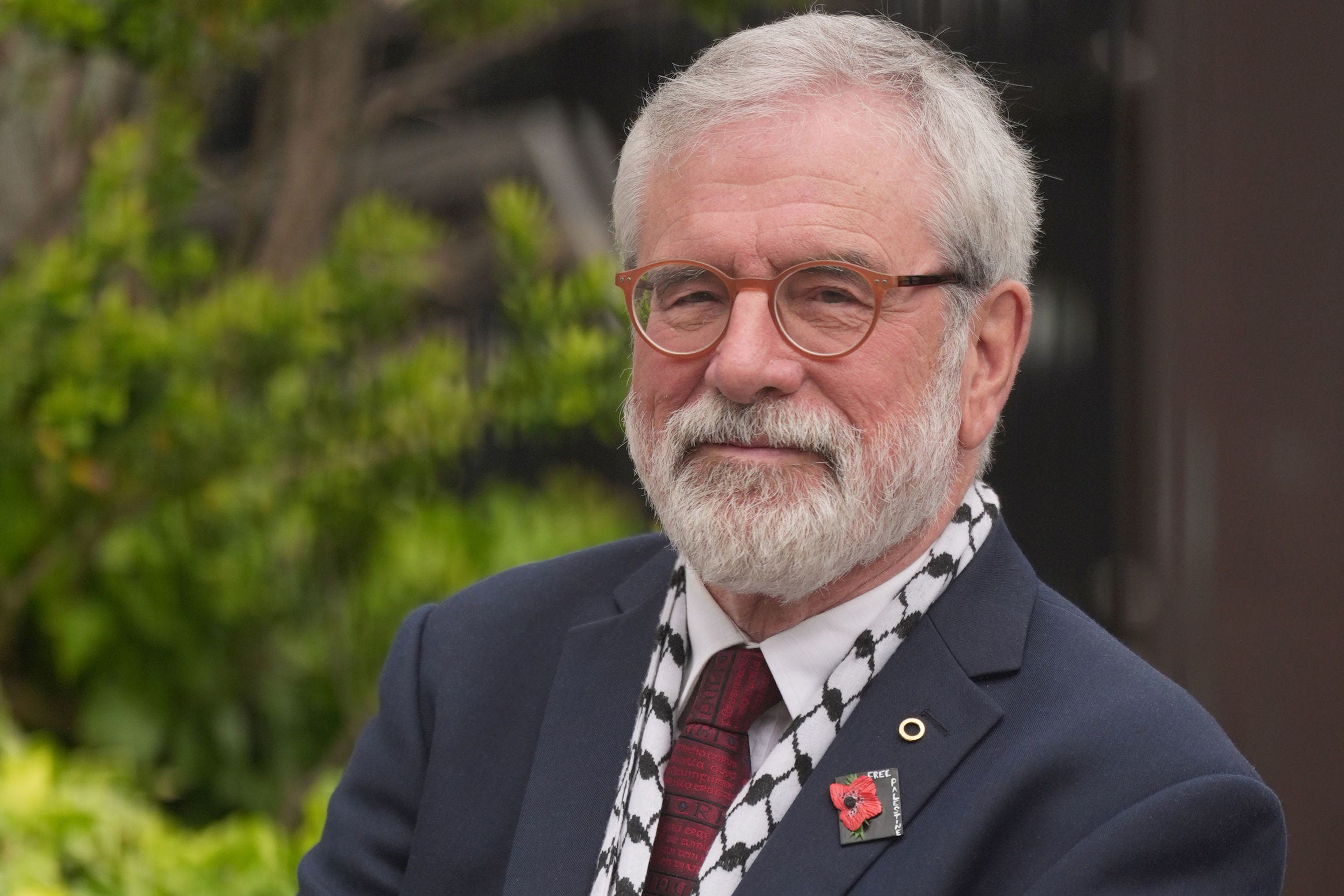 Former Sinn Fein president Gerry Adams outside the High Court in Dublin (Brian Lawless/PA)