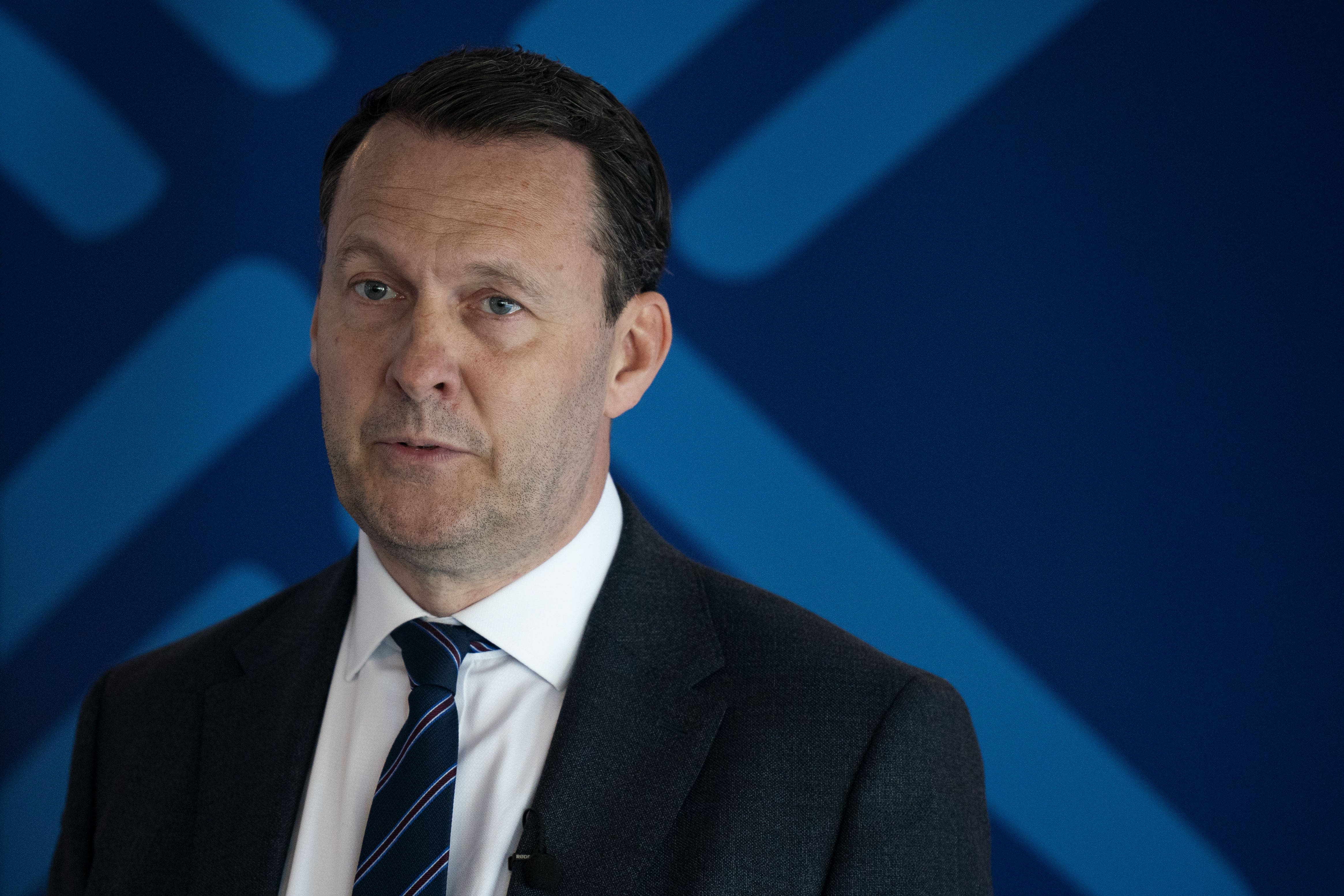 Scottish Conservative leader Russell Findlay will tell voters his party could save £650 million – with that cash then used to cut taxes north of the border (Jane Barlow/PA)