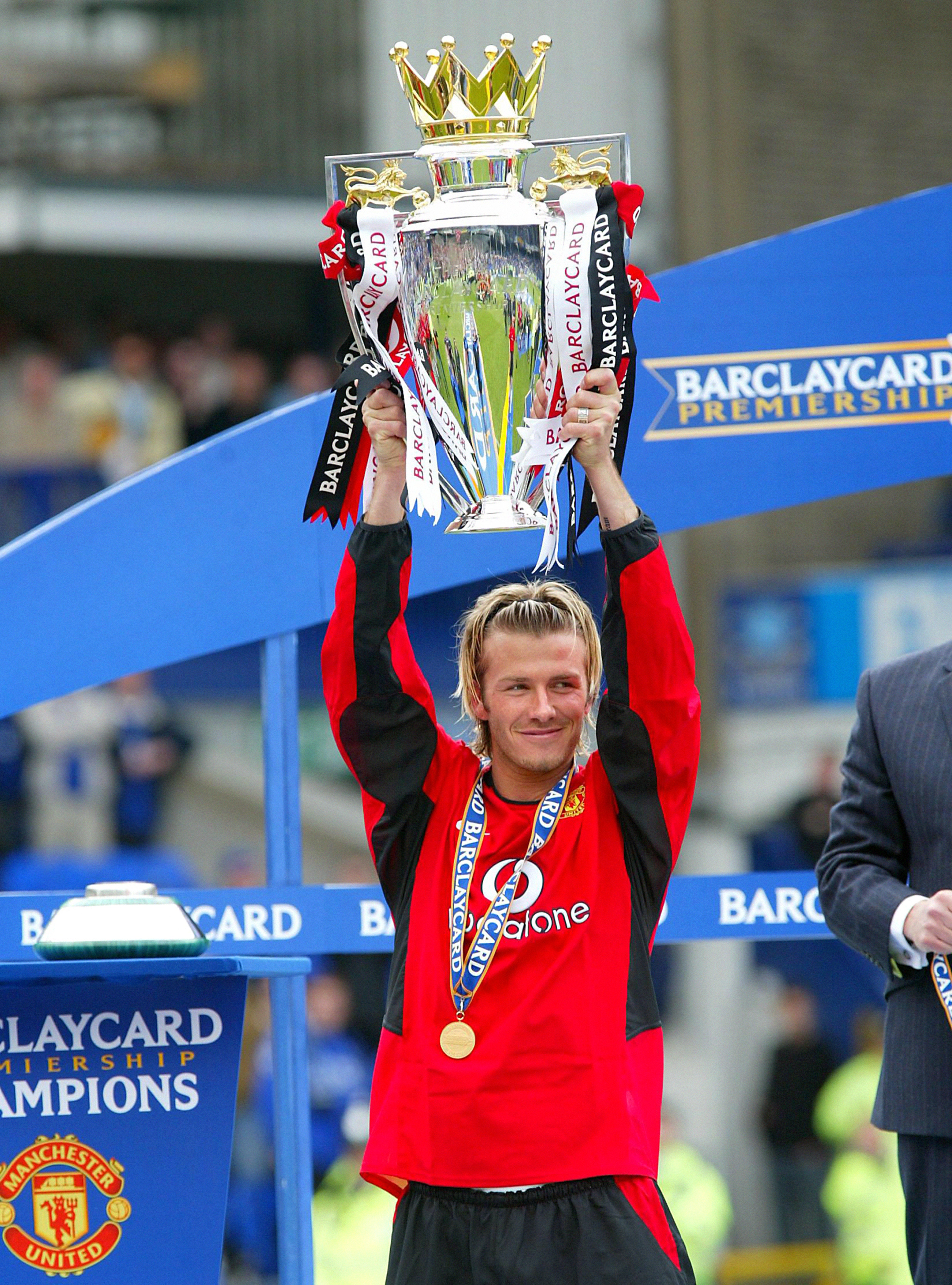David Beckham vyhrál šest titulů Premier League s Manchesterem United (Martin Rickett/PA)