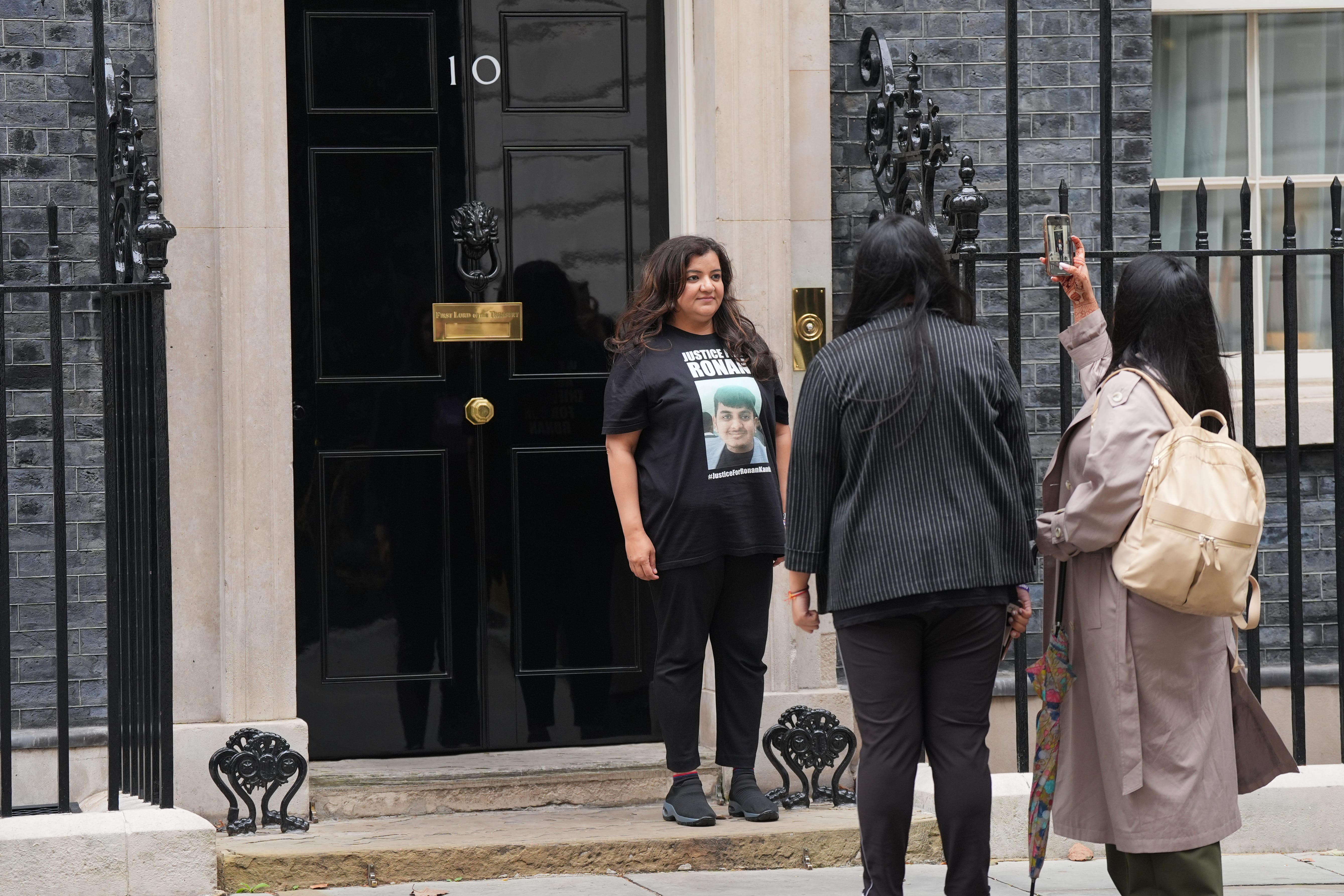 Pooja Kanda, mother of Ronan Kanda who was murdered with a ninja sword in 2022, has said there is ‘still so much to do’ in her campaign against knife crime after she was made an OBE (Yui Mok/PA)