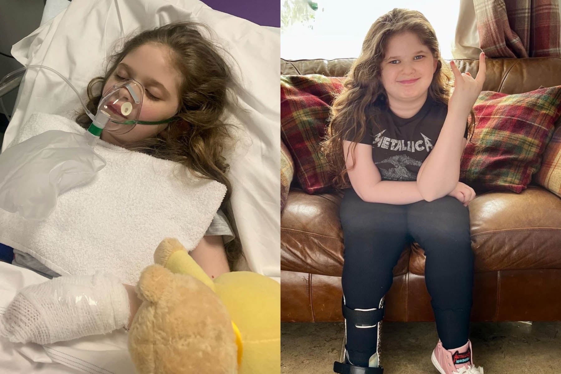 11-year old Sarah suffered a stroke almost immediately after birth