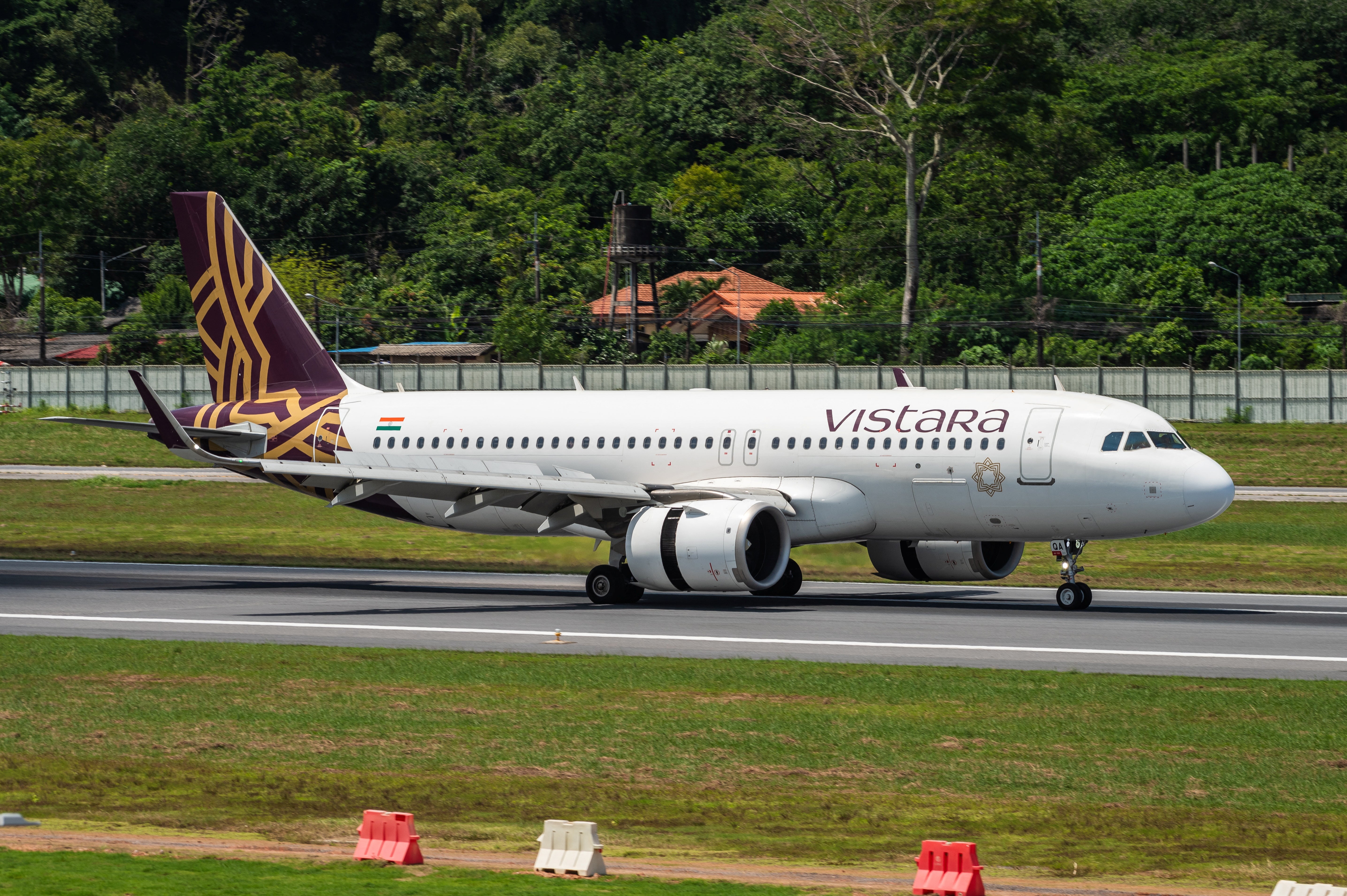 Air India Vistara flight AI 379 makes an emergency landing back at Phuket airport in Thailand on 13 June 2025