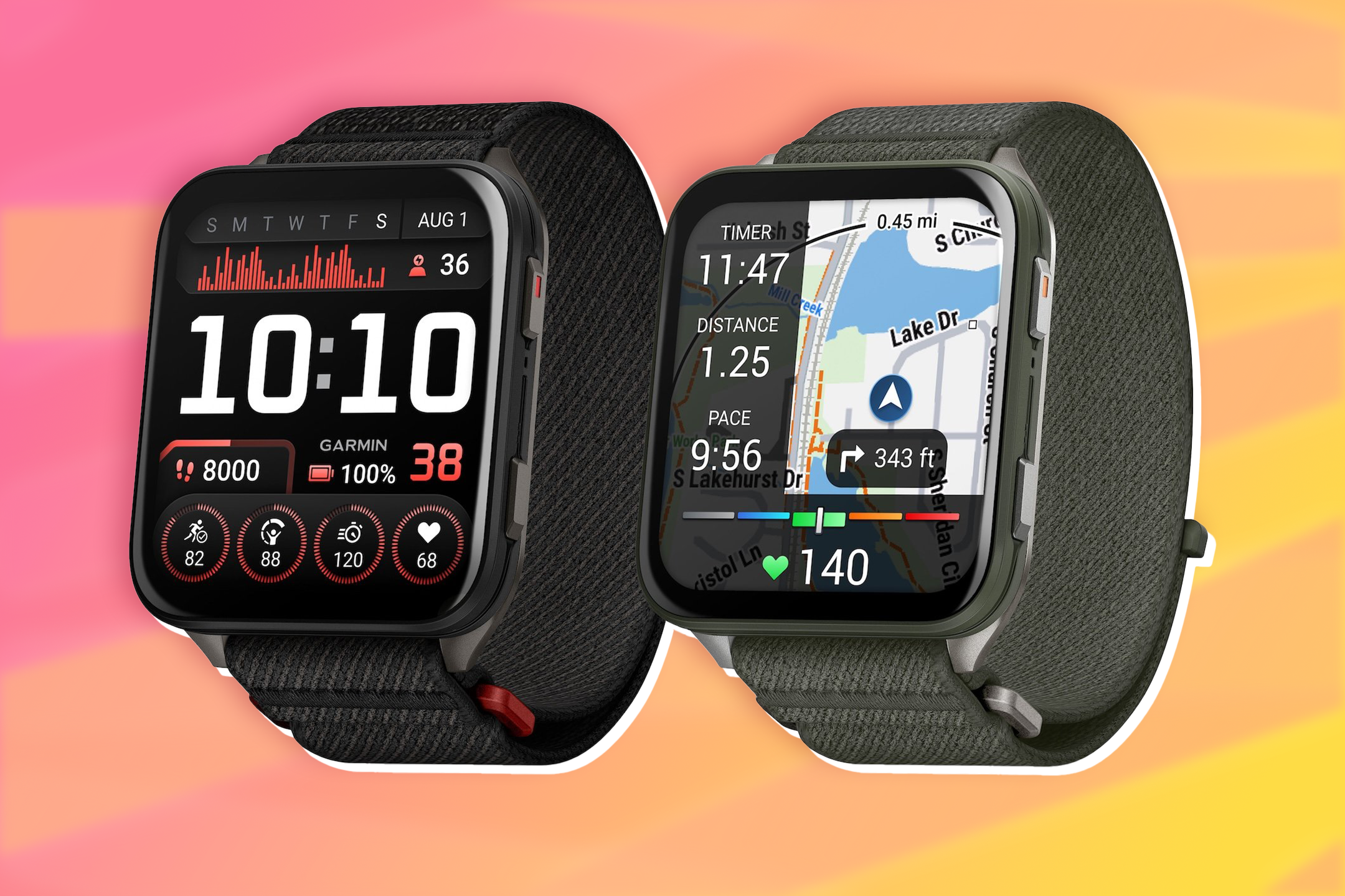 The Garmin Venu X1 will be available in two colours at launch: black and moss green