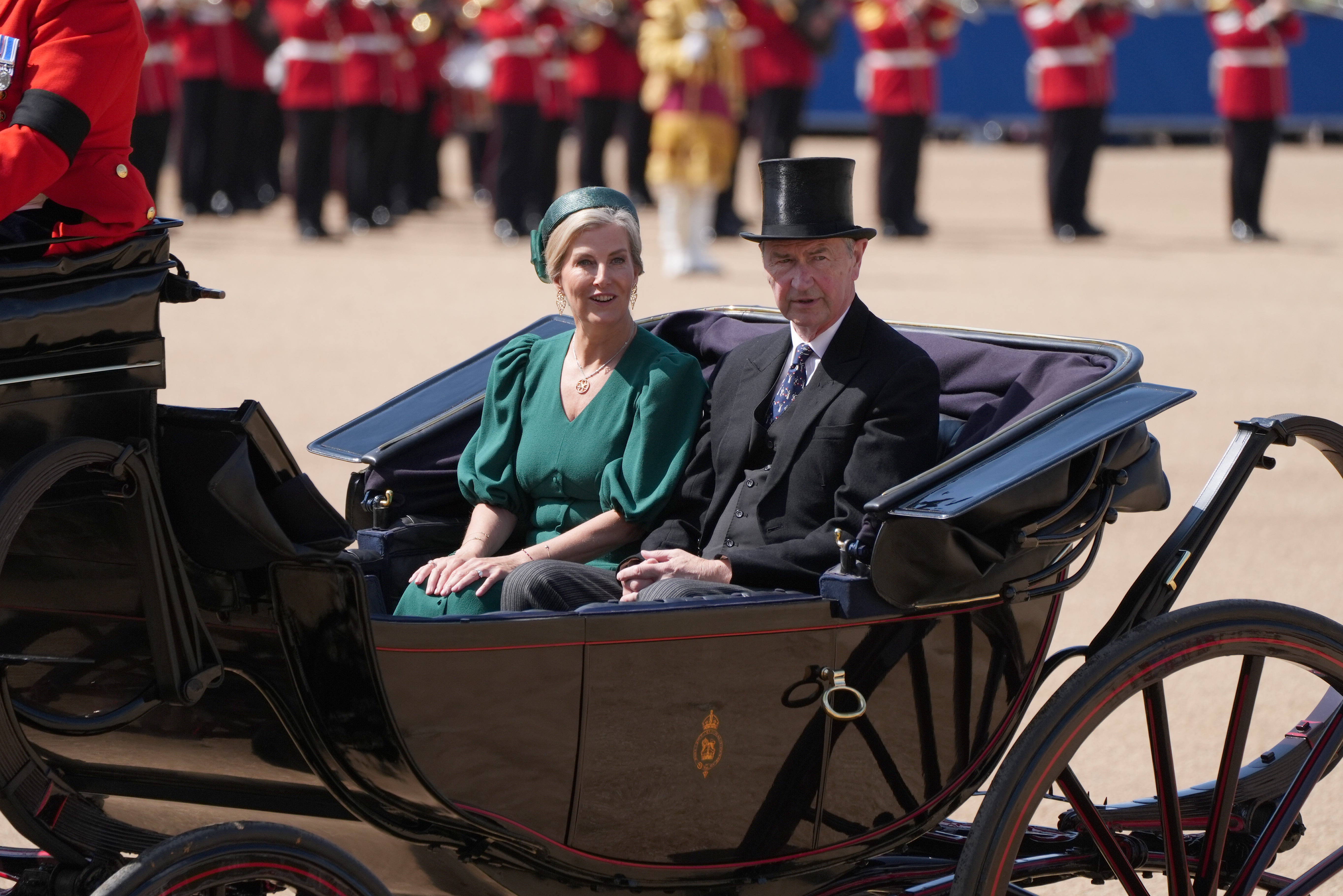 The Duchess of Edinburgh and Vice Admiral Sir Tim Laurence