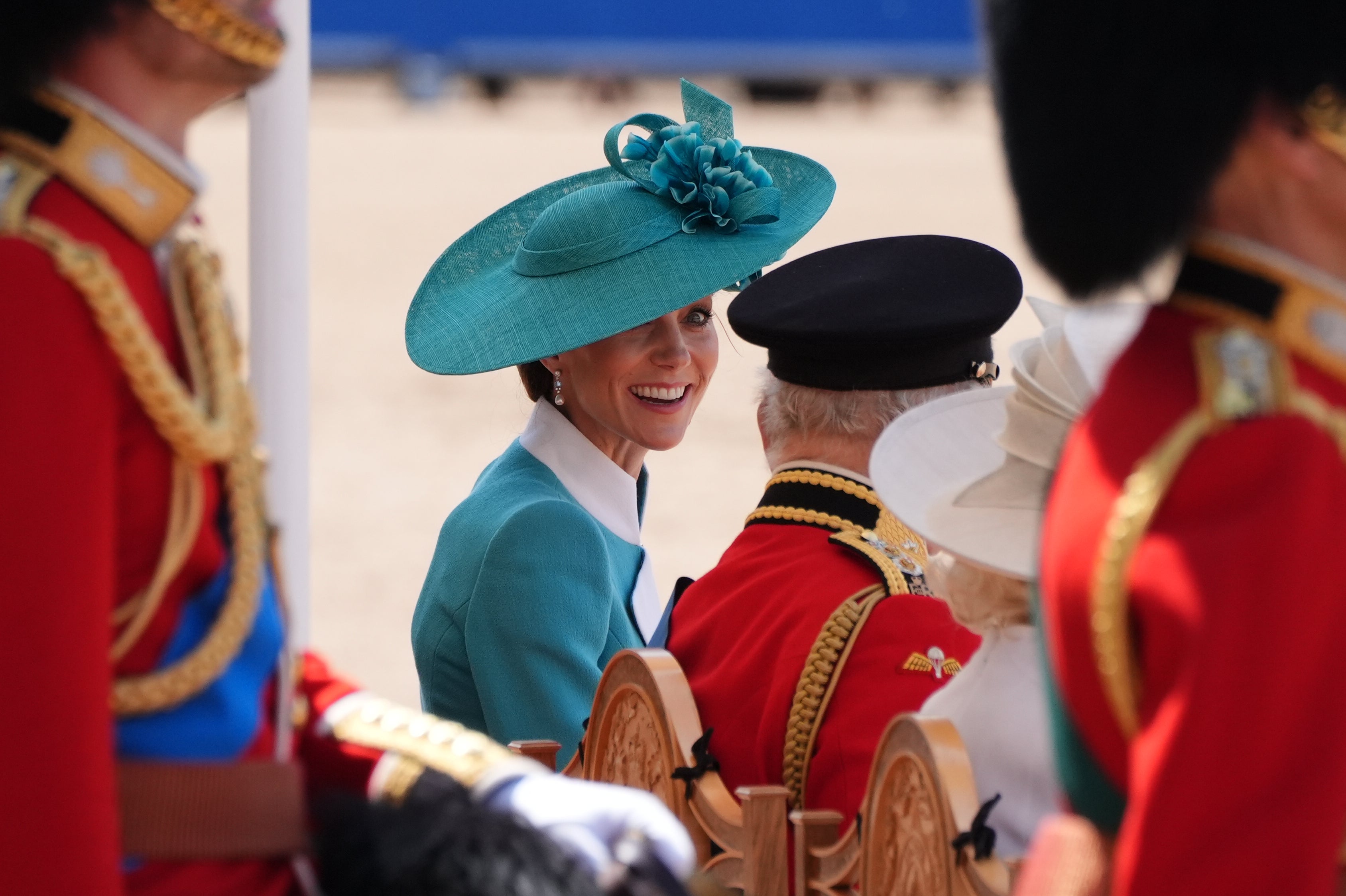 The Princess of Wales during the Trooping the Colour ceremony